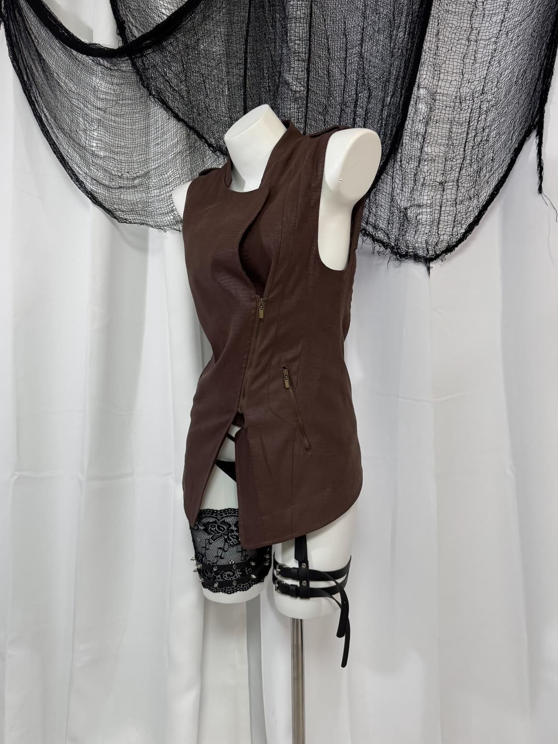 brown leather jacket 상품이미지3