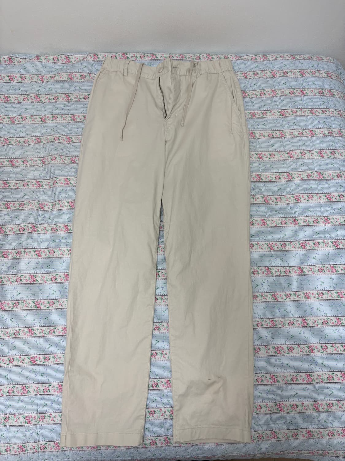 스파오 치노 팬츠 화이트 175/78a 상품이미지1