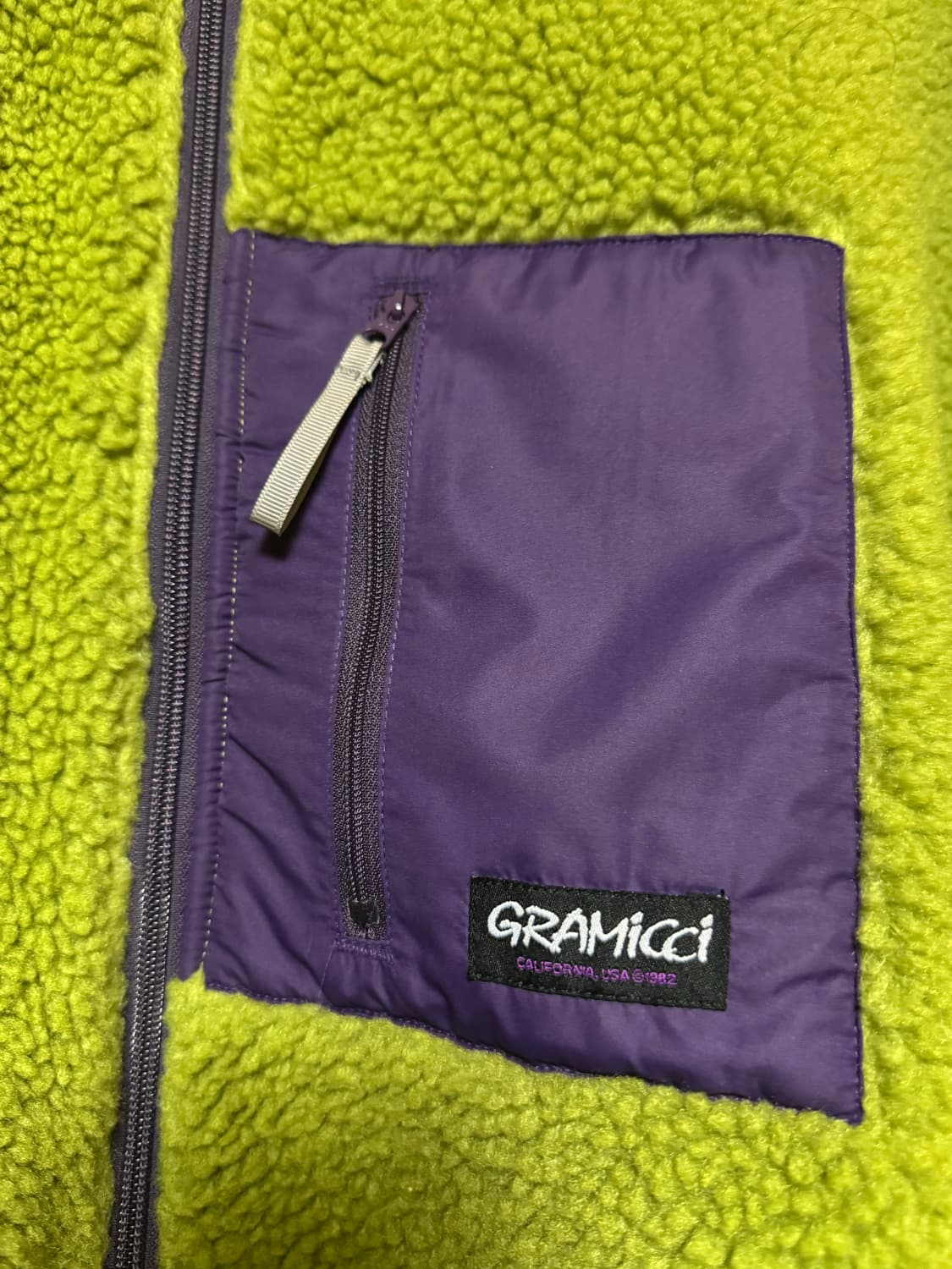 Gramicci 플리스 자켓 XL 그린 상품이미지6