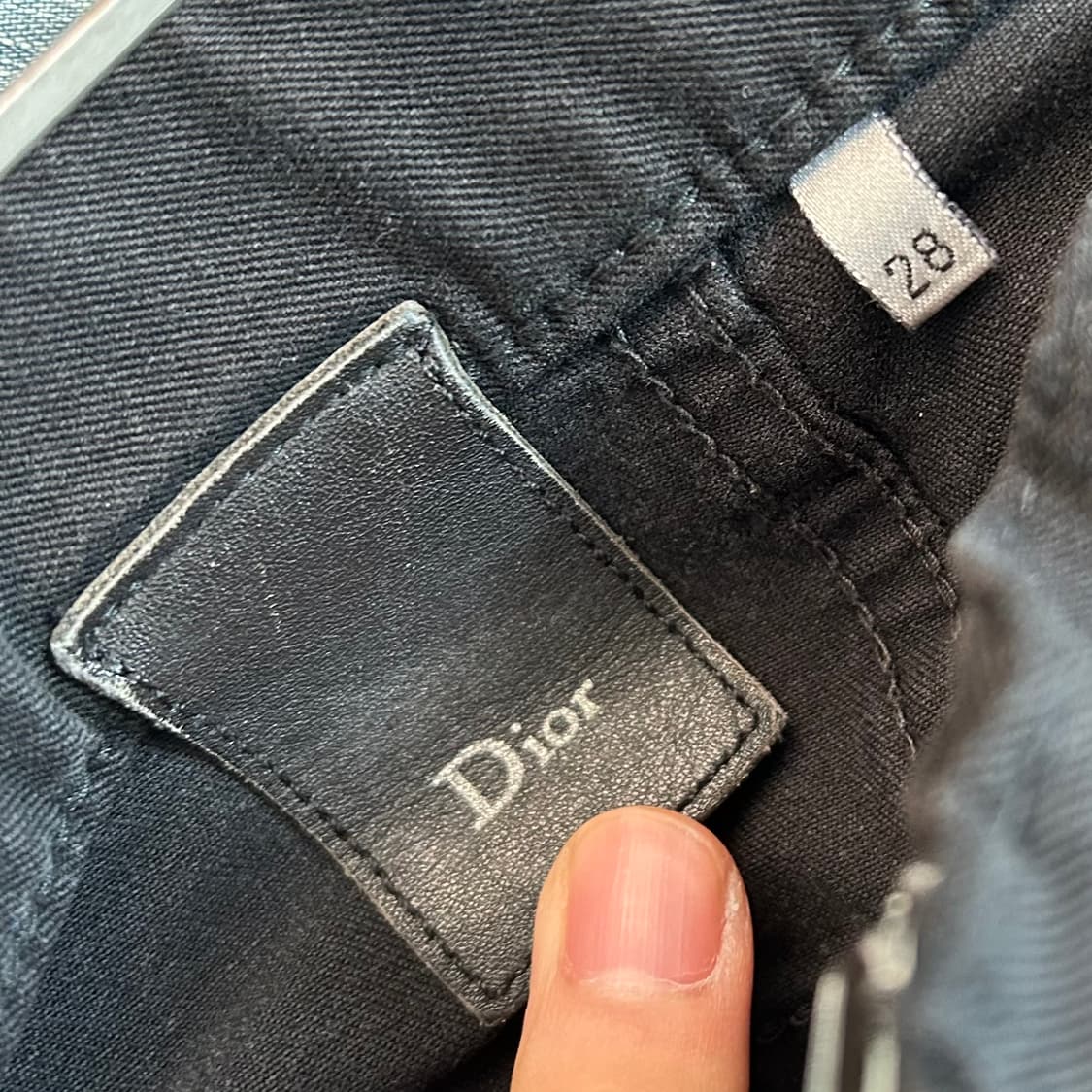 디올 옴므 에디 슬리먼 블랙진 상품이미지9