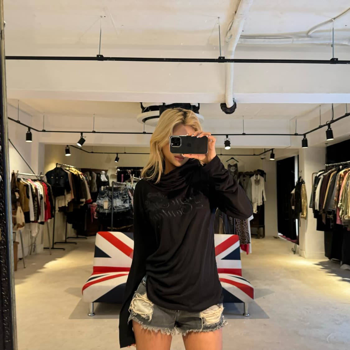 KENDALL + KYLIE 데님 숏츠 상품이미지5
