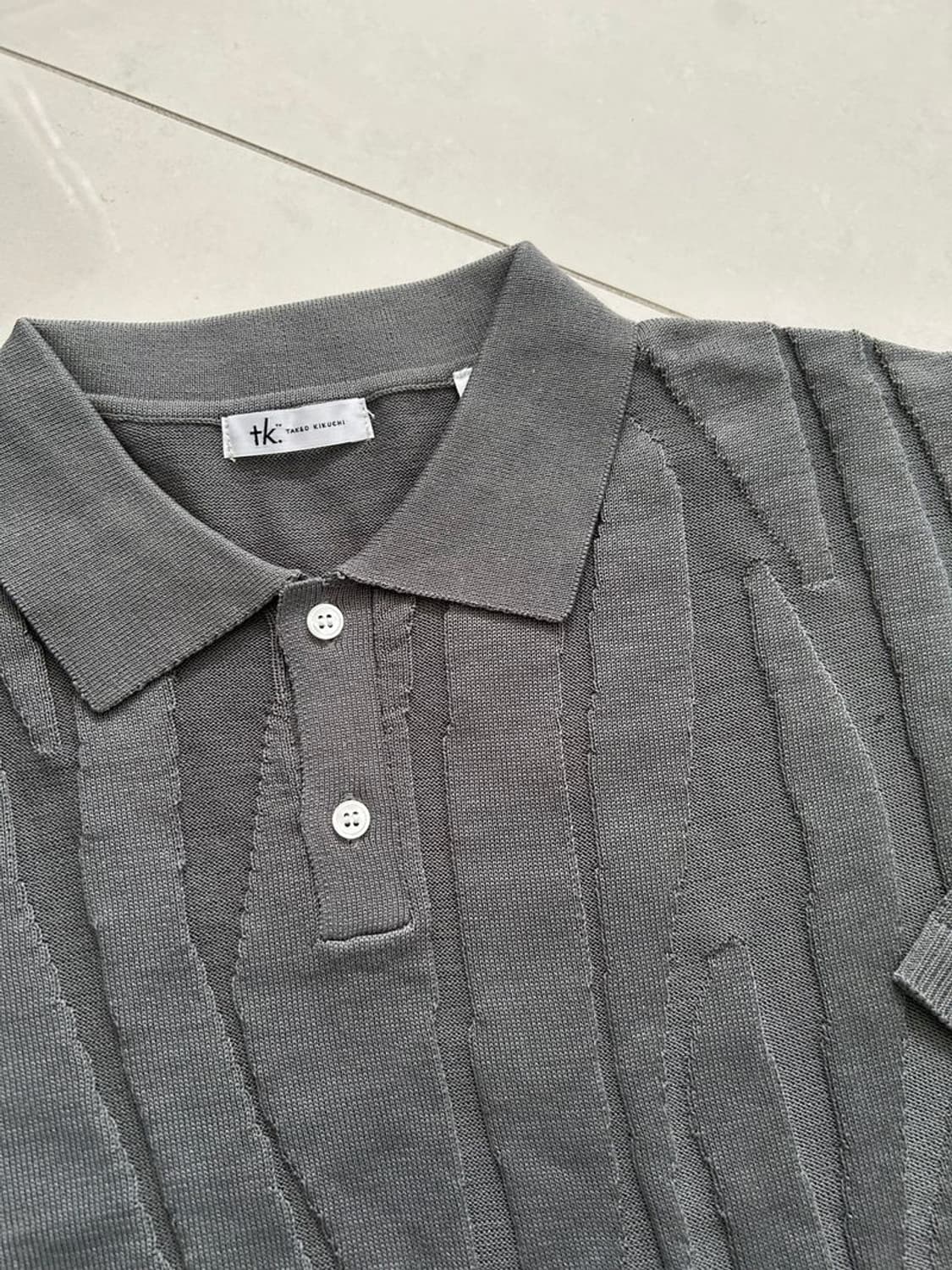 JACQUARD KNIT POLO 자카드 니트 폴로 상품이미지2