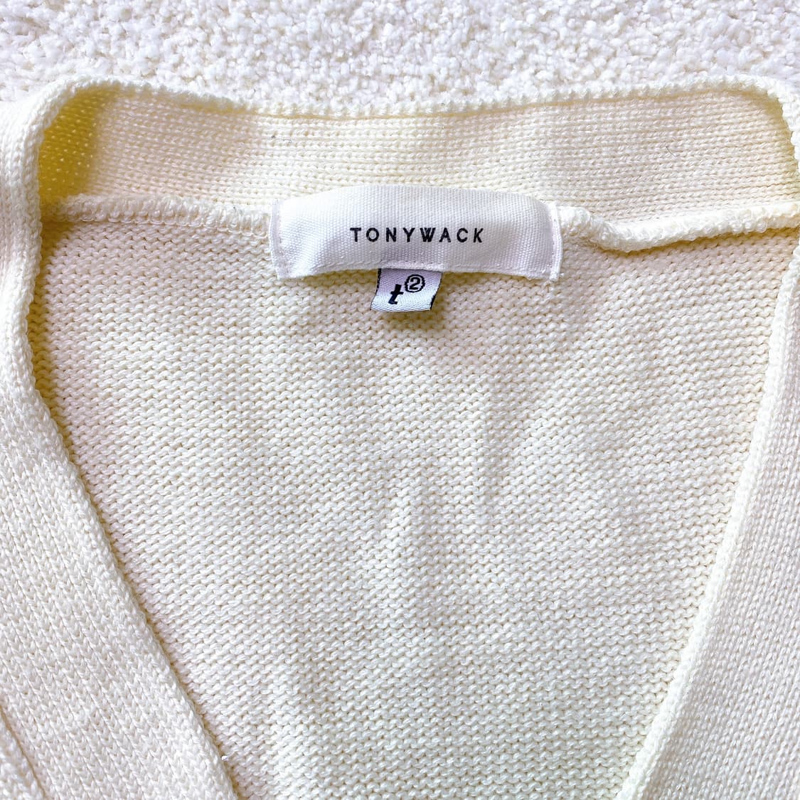 TONYWACK 토니웩 스티치 울 가디건 (L) 상품이미지5