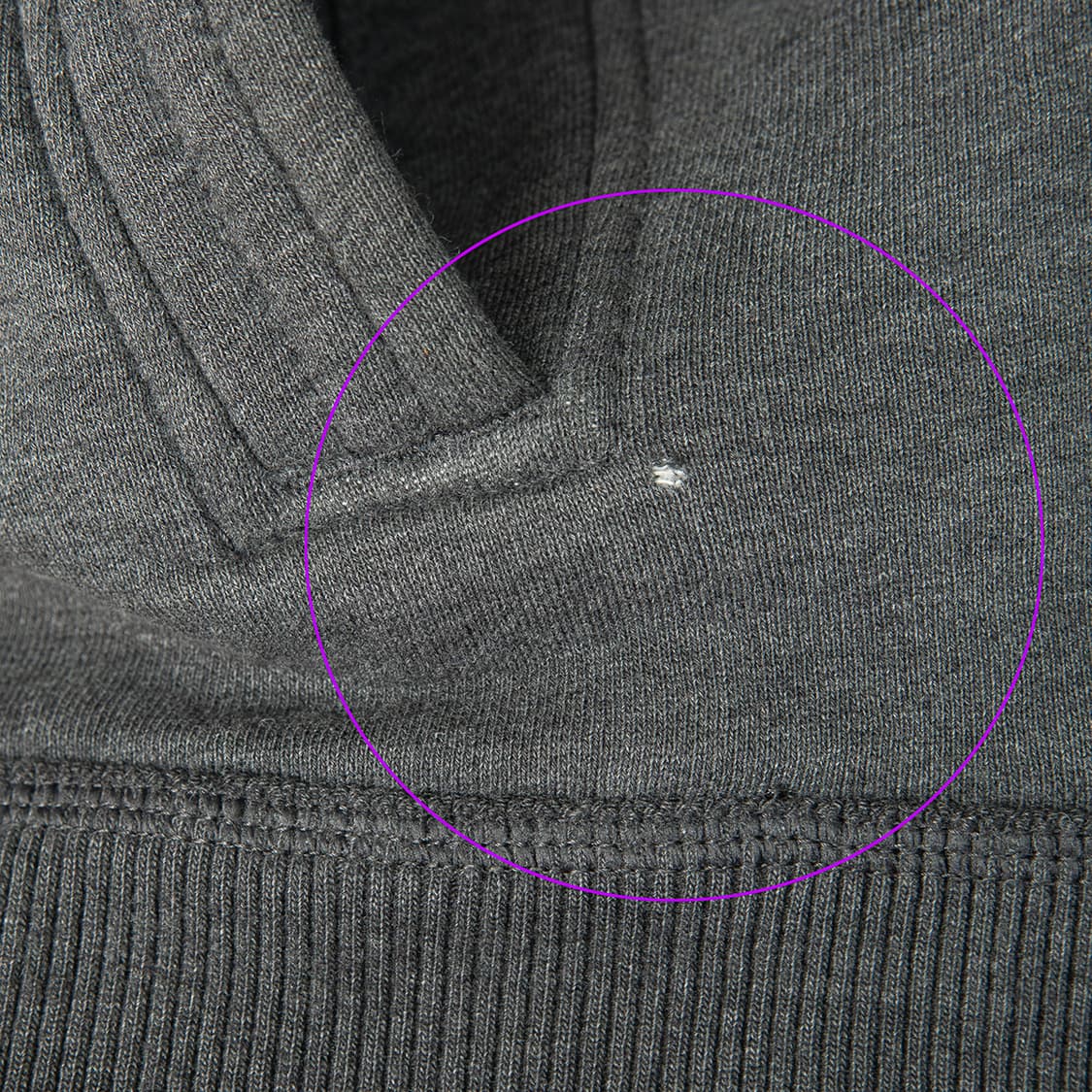 [103] 00s 홀리스터 쉐르파 라이닝 후드집업 챠콜 그레이  상품이미지4