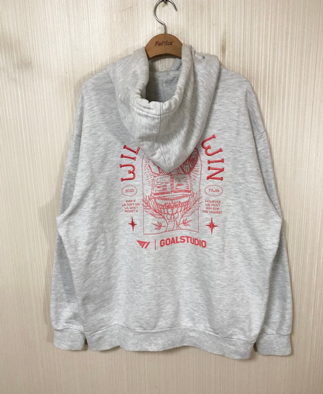 골스튜디오X티원(T1) '23 WILL TO WIN 후드티셔츠 XL 상품이미지7