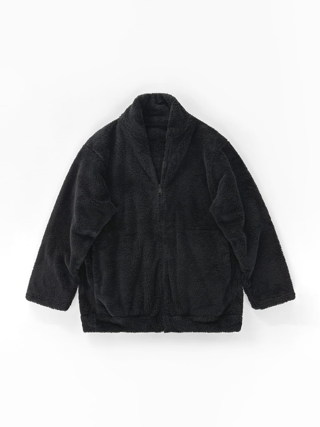 요지 야마모토 리빙 블랙 플리스 자켓 상품이미지2