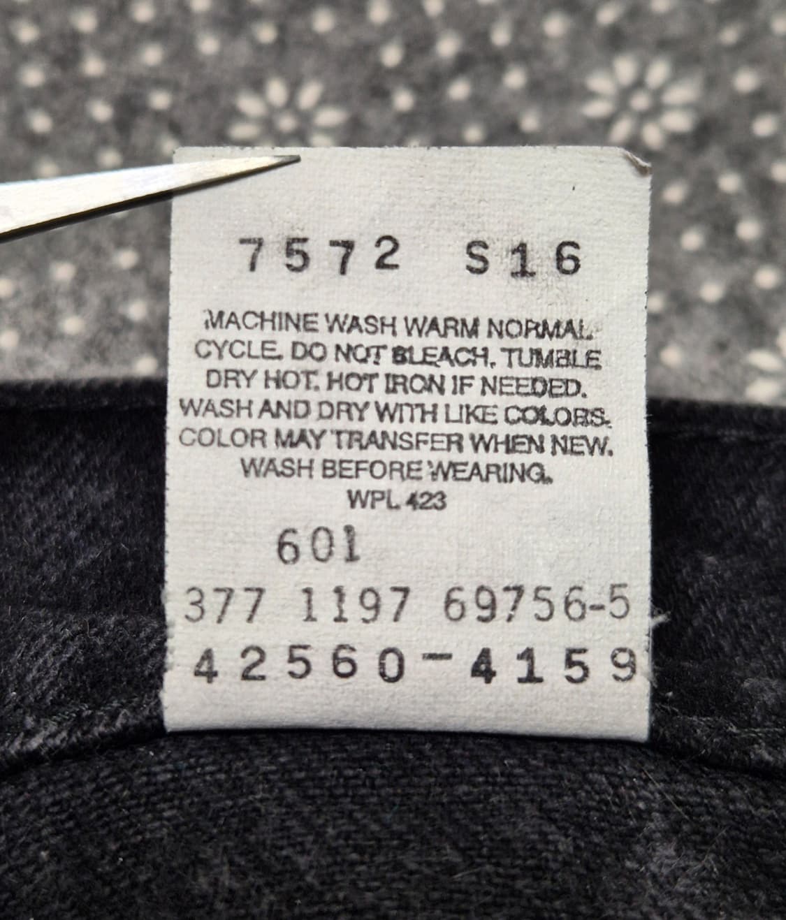 [36]90s MEXICO Made 리바이스560 블랙 -280 상품이미지6