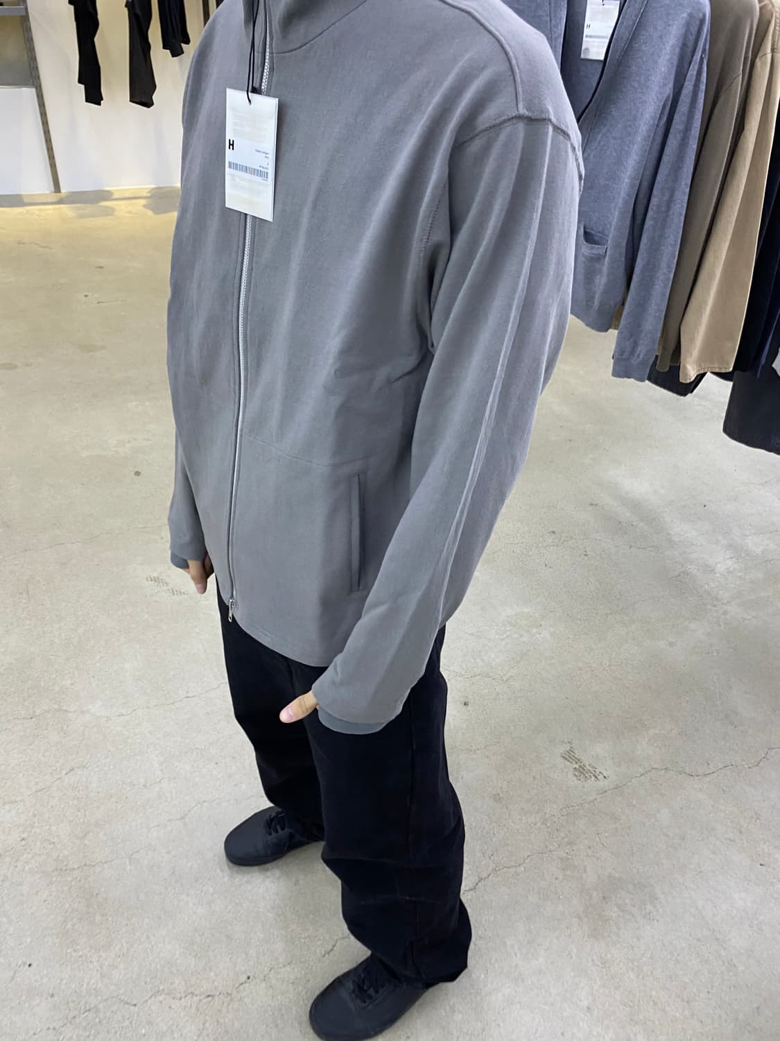 미들 가디건 그레이(middle cardigan grey) 상품이미지3