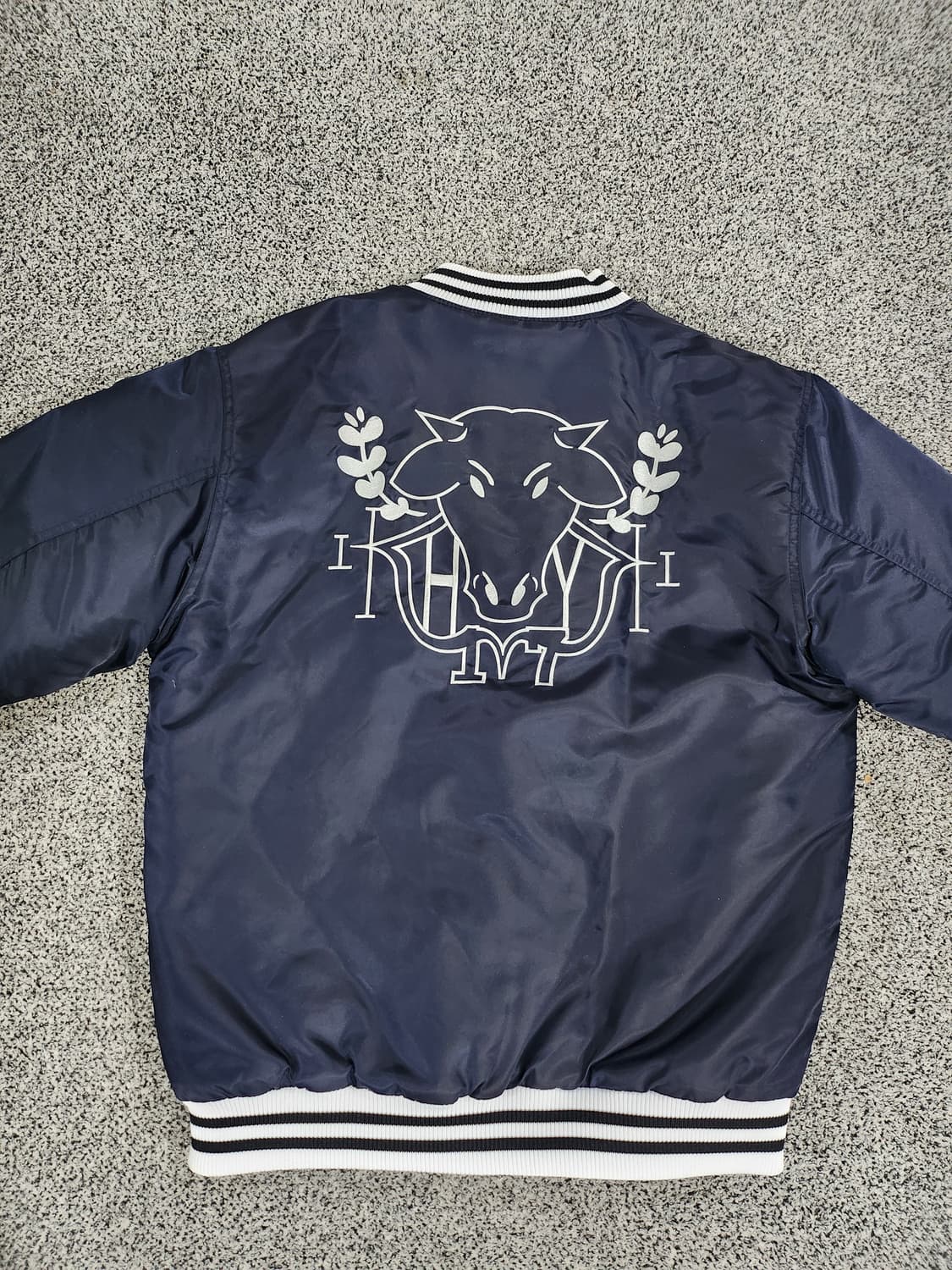 네이비 스트릿 로고 점퍼  상품이미지7