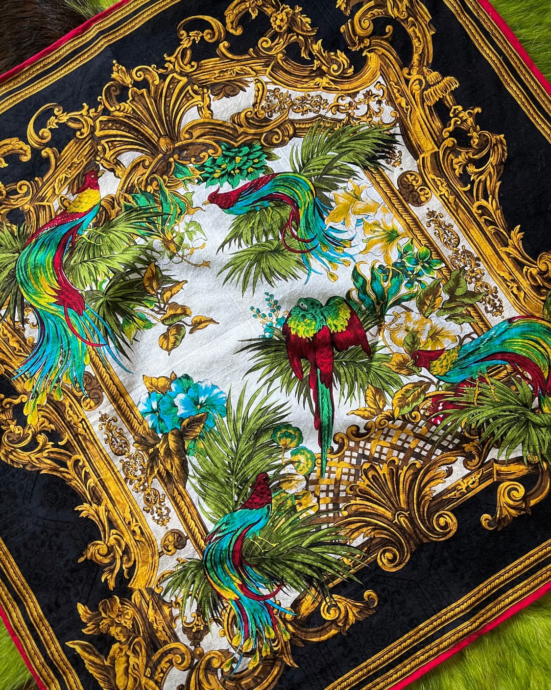 1970-80s GIANFRANCO FERRE Bandana Scarf 상품이미지5