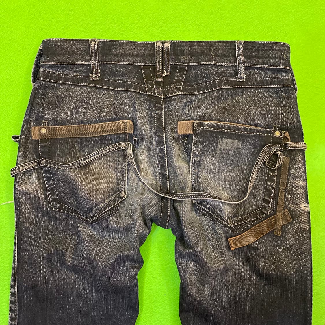 마리떼 프랑소와 저버 스트랩 데님 팬츠  상품이미지4