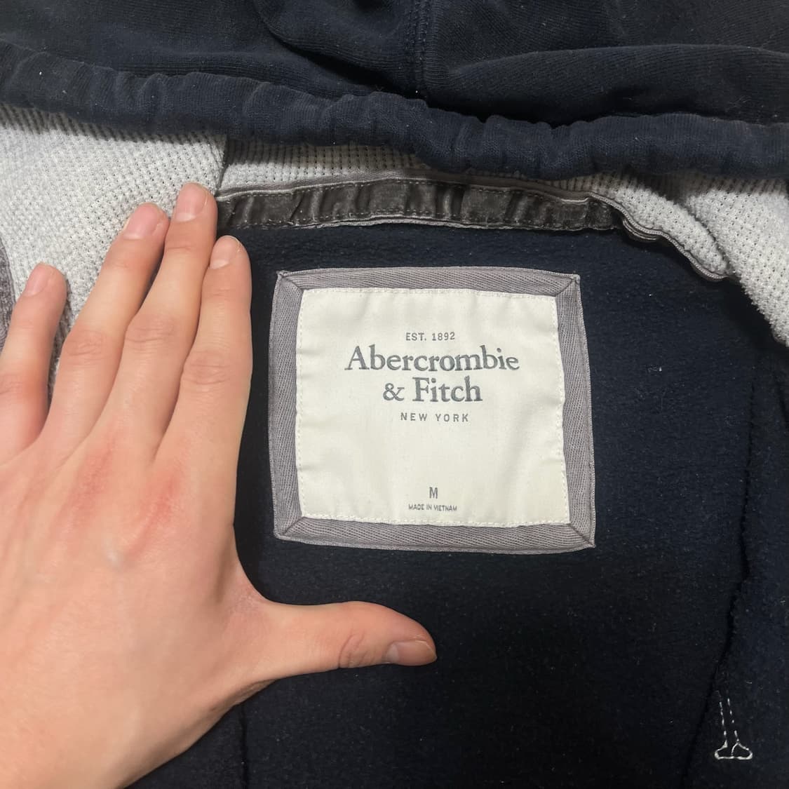아베크롬비 여성 빅로고 후드집업 M 상품이미지5
