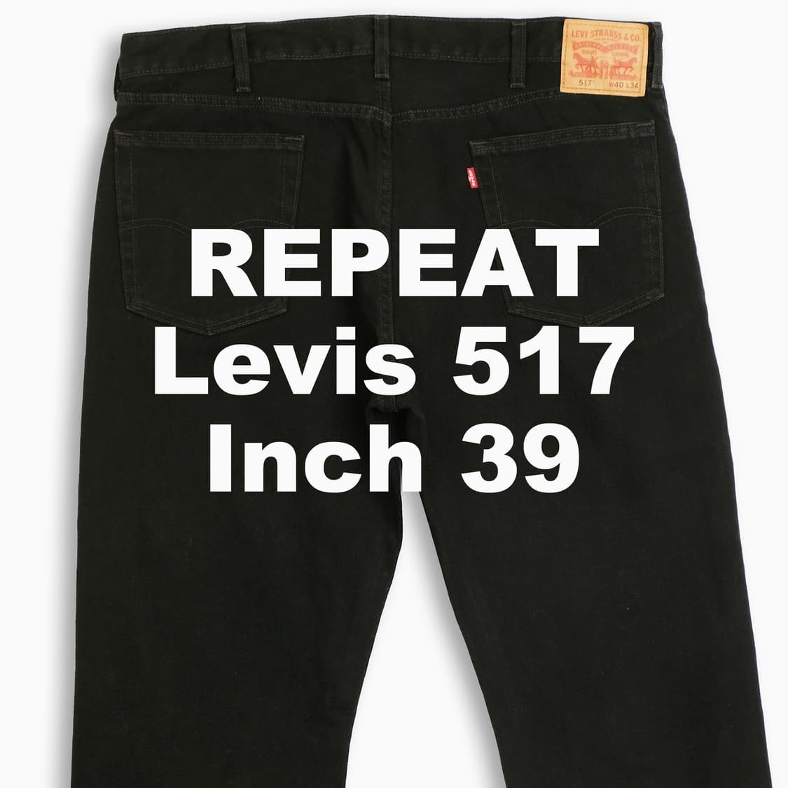 빈티지 리바이스 517 흑청 블랙진 39 인치 LV5174026 상품이미지1