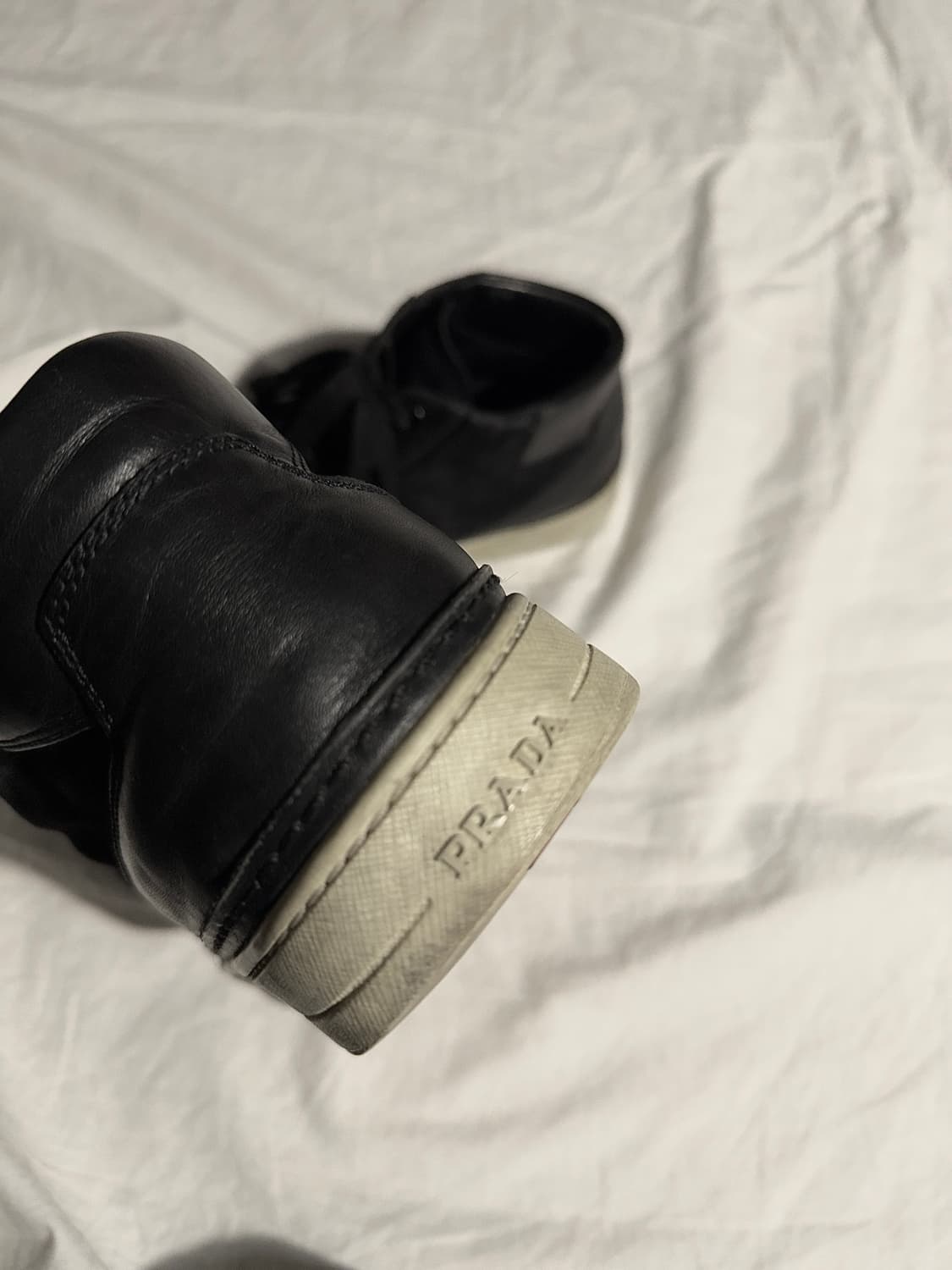 프라다 스포츠 스웨이드 하이탑 스니커즈 상품이미지5