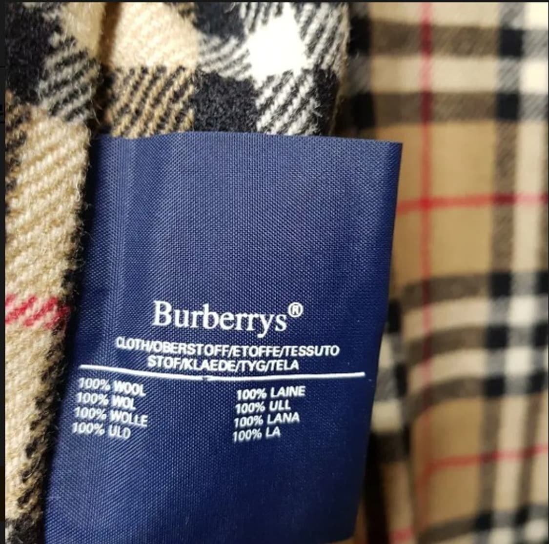 버버리burberrys /미사용/남성 트랜치코트/ /2생 상품이미지4