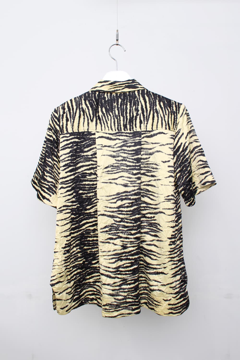 Ganni Yellow Zebra Print Shirt 상품이미지4