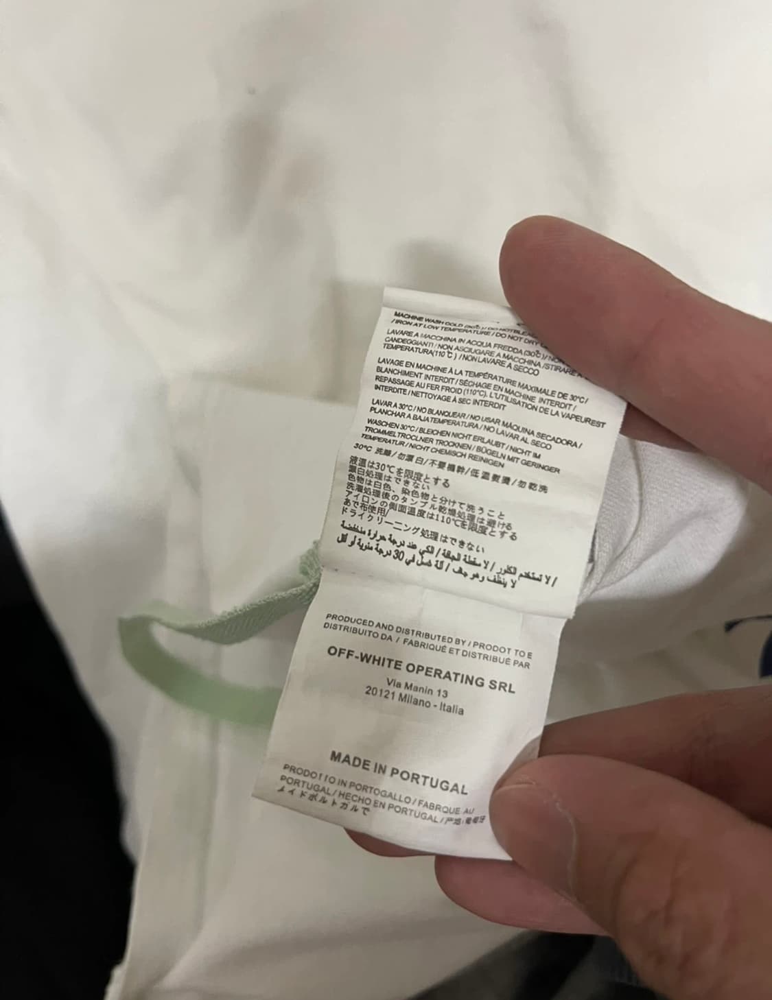 오프화이트 캐빈 배기지 애로우 반팔티 상품이미지5