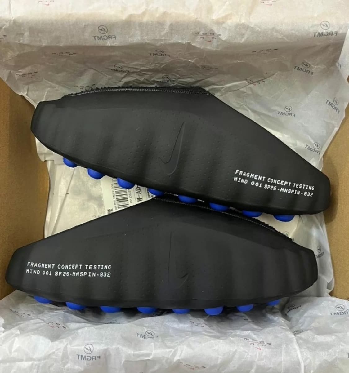 나이키 x 프라그먼트 마인드 001 블랙 290mm 상품이미지6