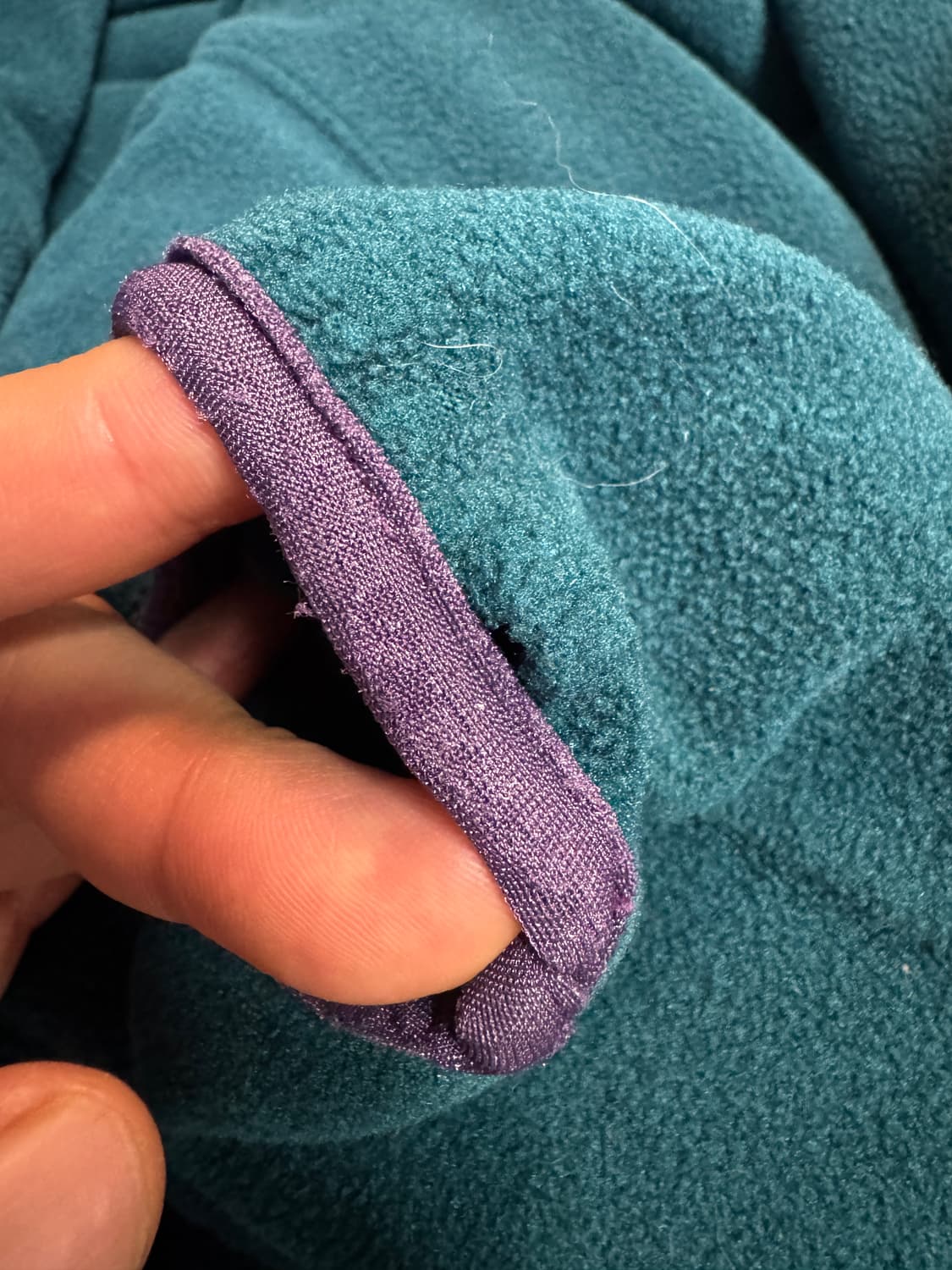 엘엘빈 스냅 티 플리스 풀오버 틸 퍼플 상품이미지6