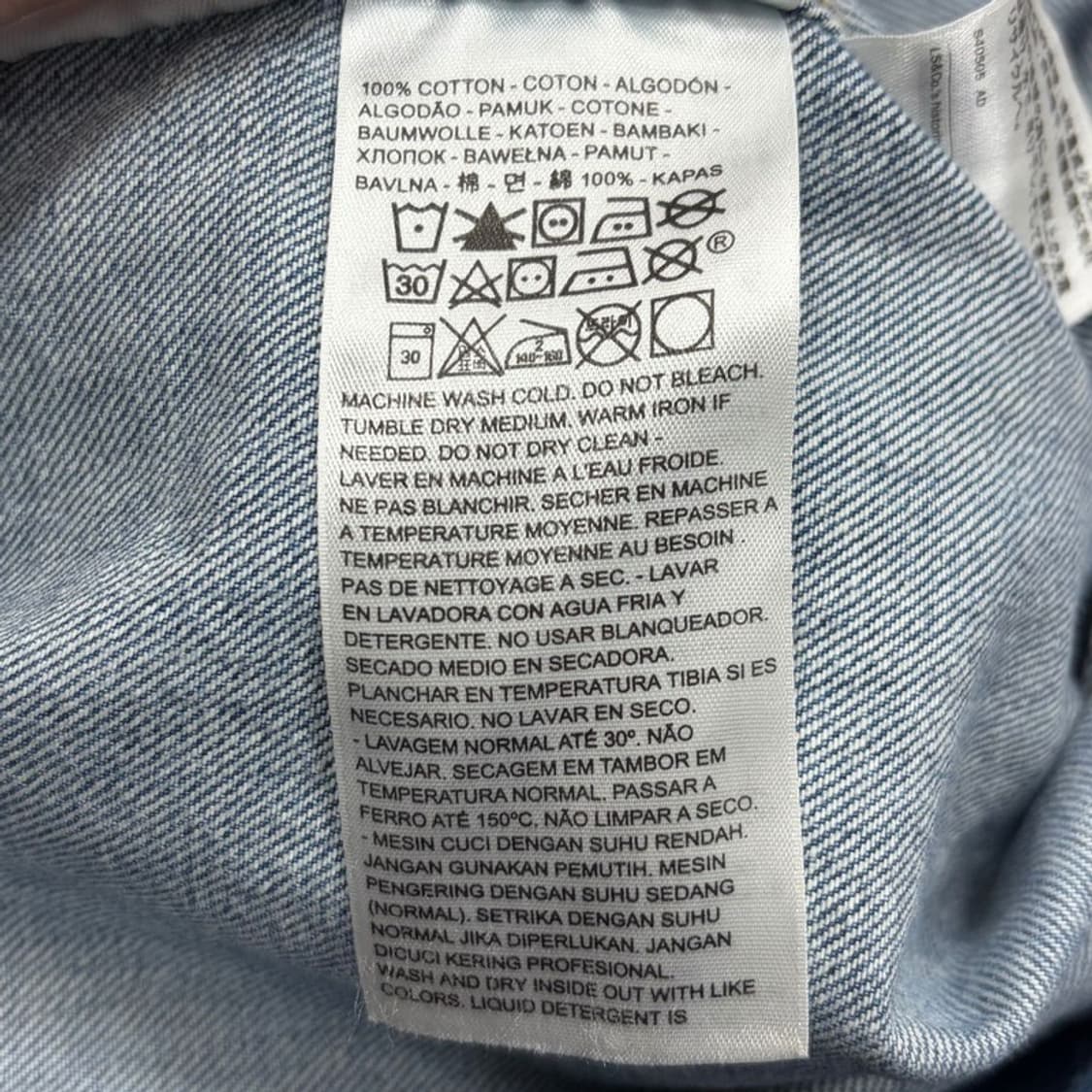리바이스 데님 코트 v1295 상품이미지6