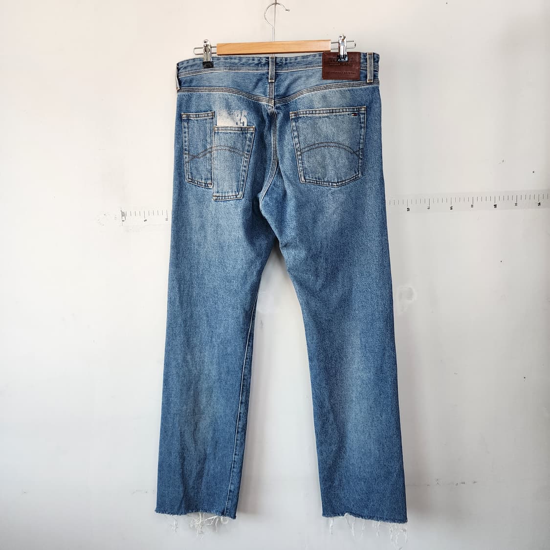  타미진스 청바지 패치 워싱 상품이미지5