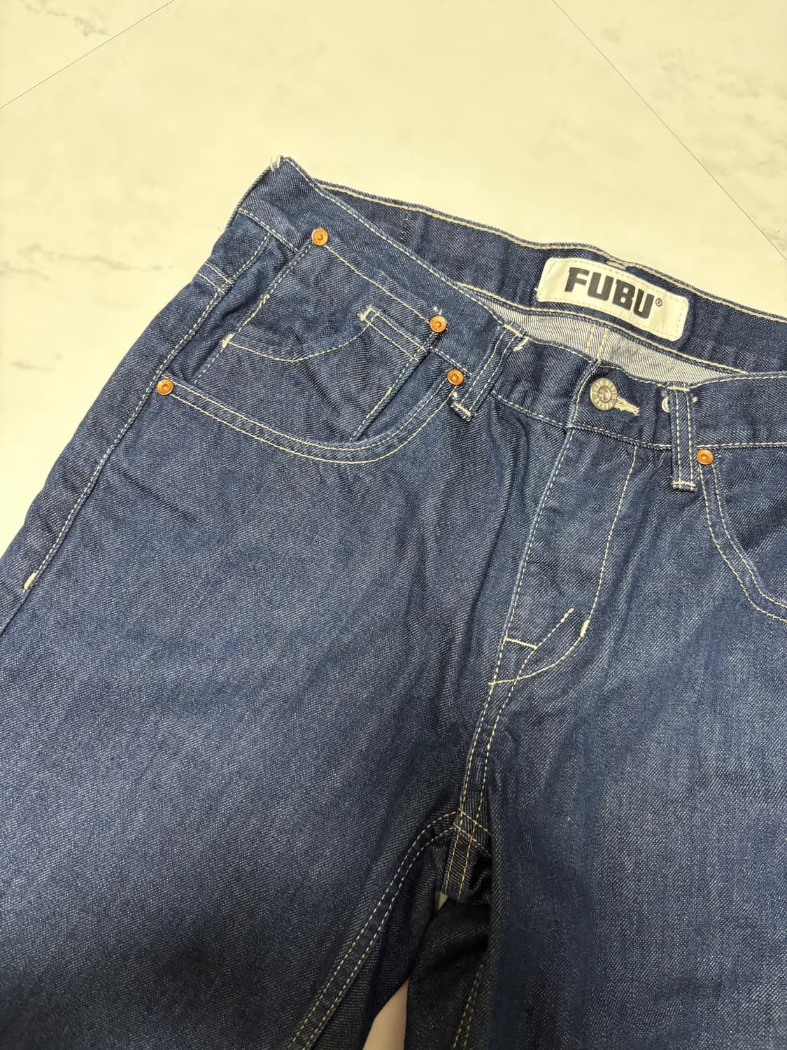 FUBU 스티치7부데님팬츠32 상품이미지5