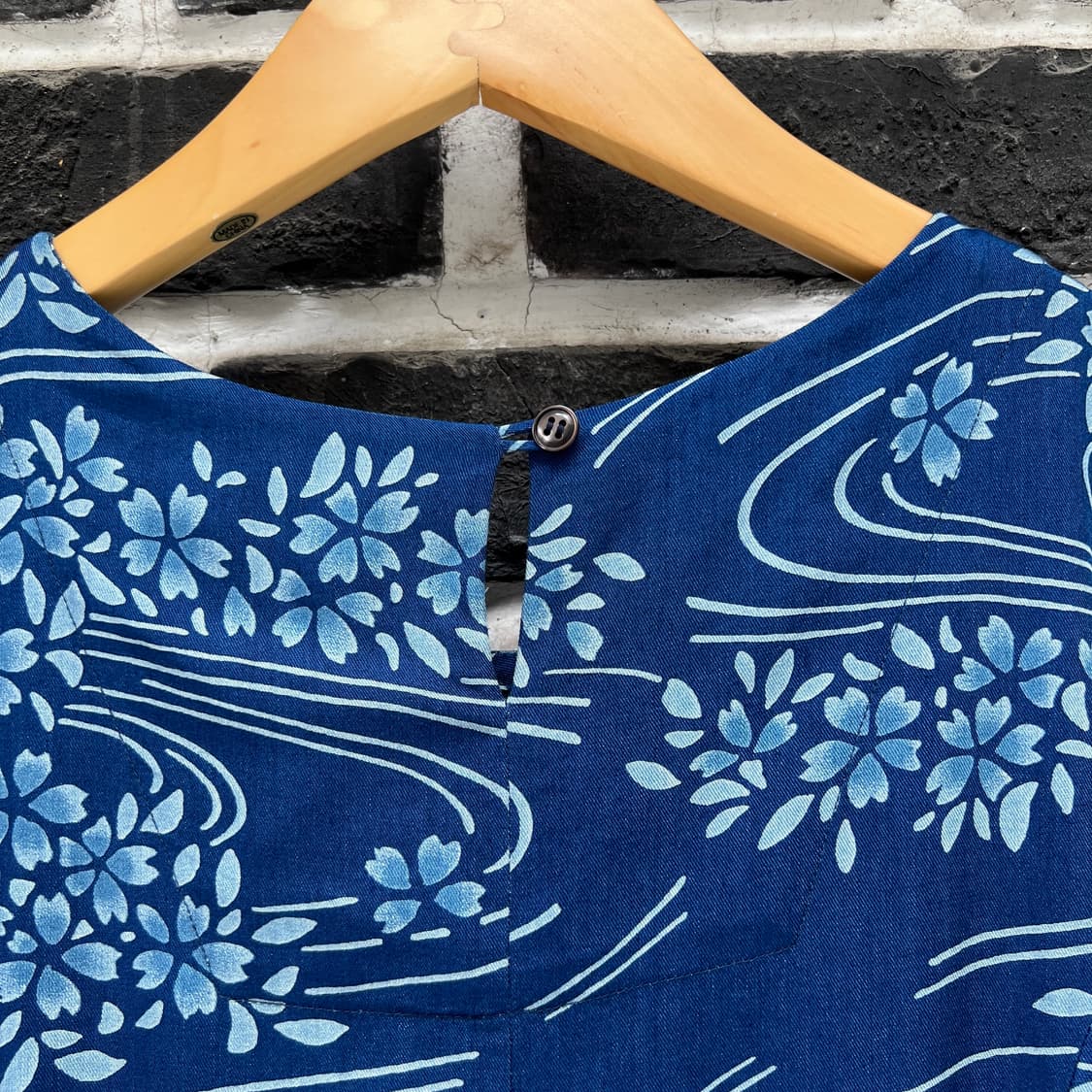 BLUEBLUE 인디고 레이온 원피스 상품이미지4