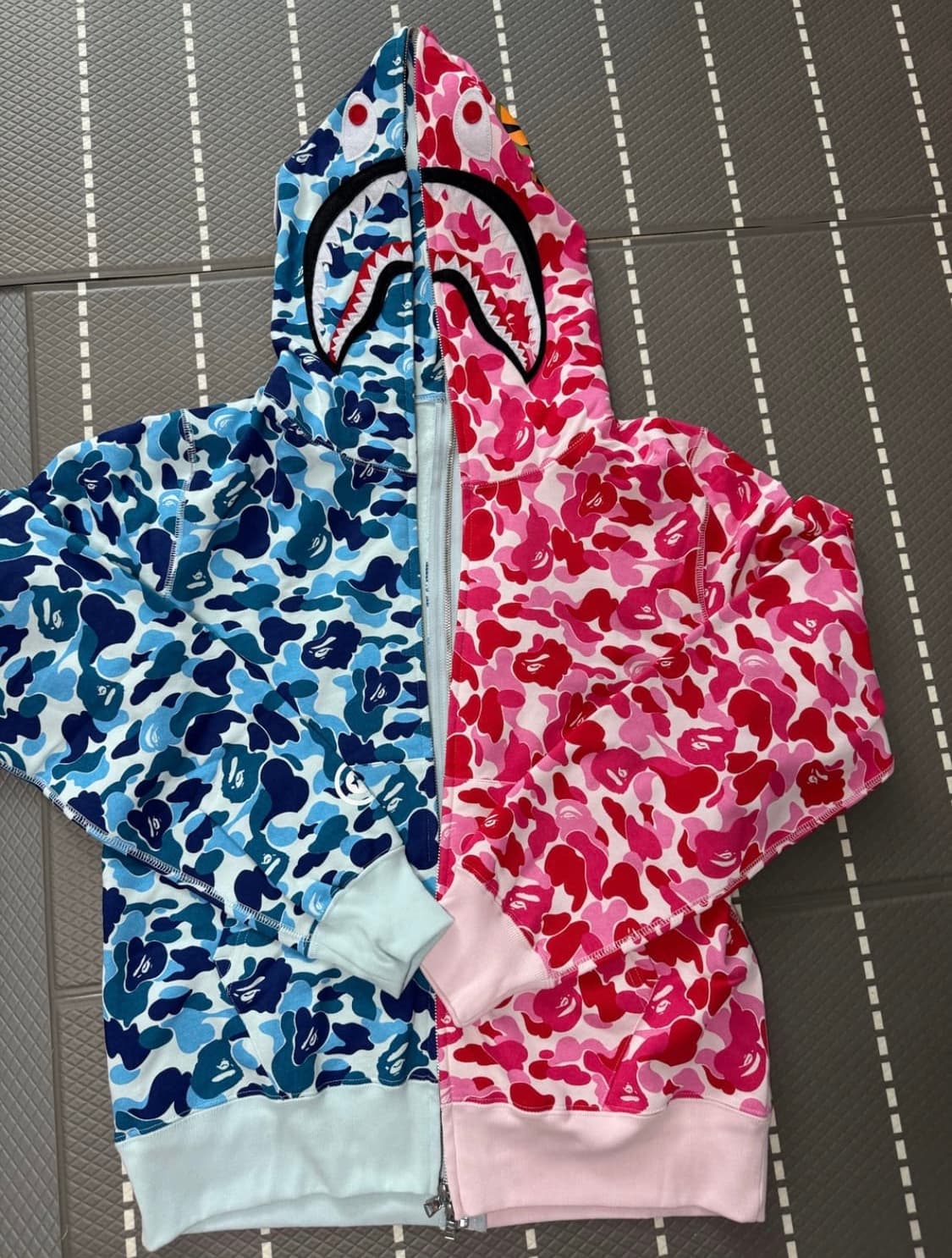 베이프 샤크 아수라 후드집업 상품이미지2