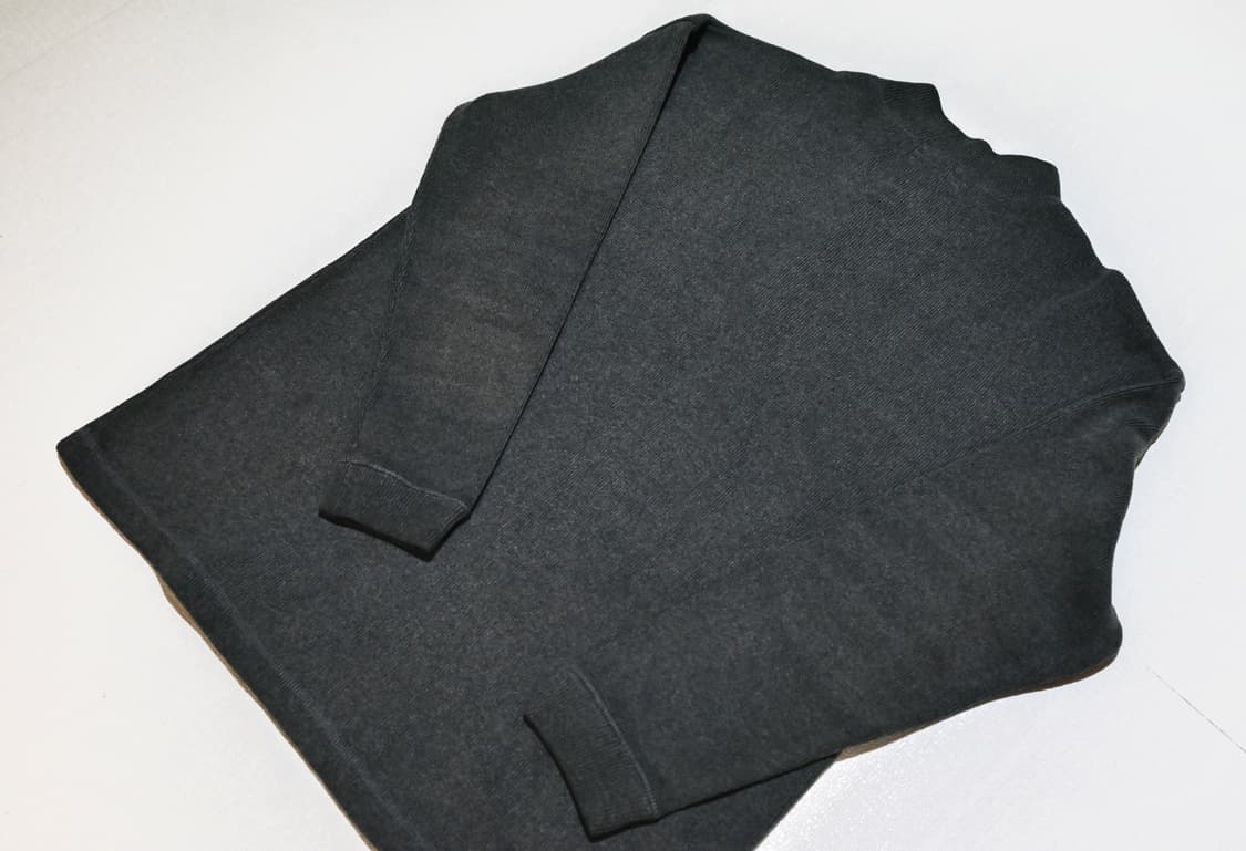 Emporio Armani 90s henryneck rib pullove 상품이미지4