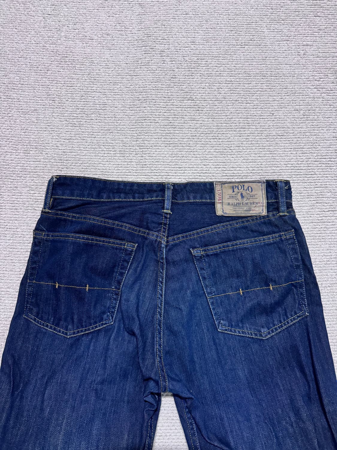 폴로 랄프로렌 클래식 버튼 데님 팬츠 (32x32) 상품이미지6