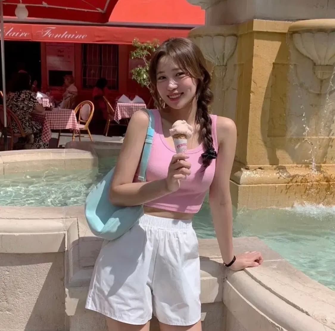 택O) 미닛뮤트 클로 웨이스트&클로 파우치 키링 어텀 스카이 상품이미지2