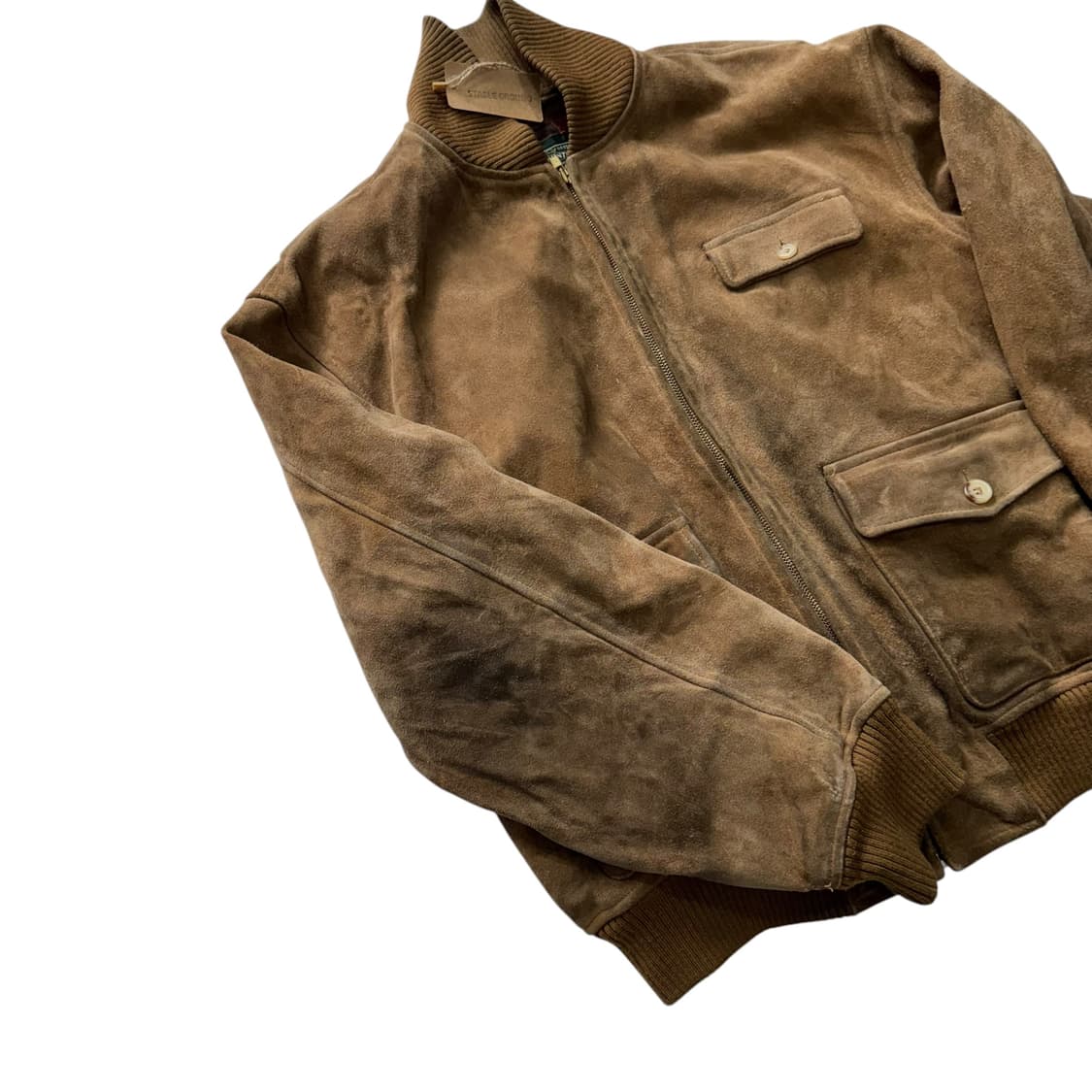 [105~] 90's 폴로 컨트리 스웨이드 봄버 자켓 상품이미지4