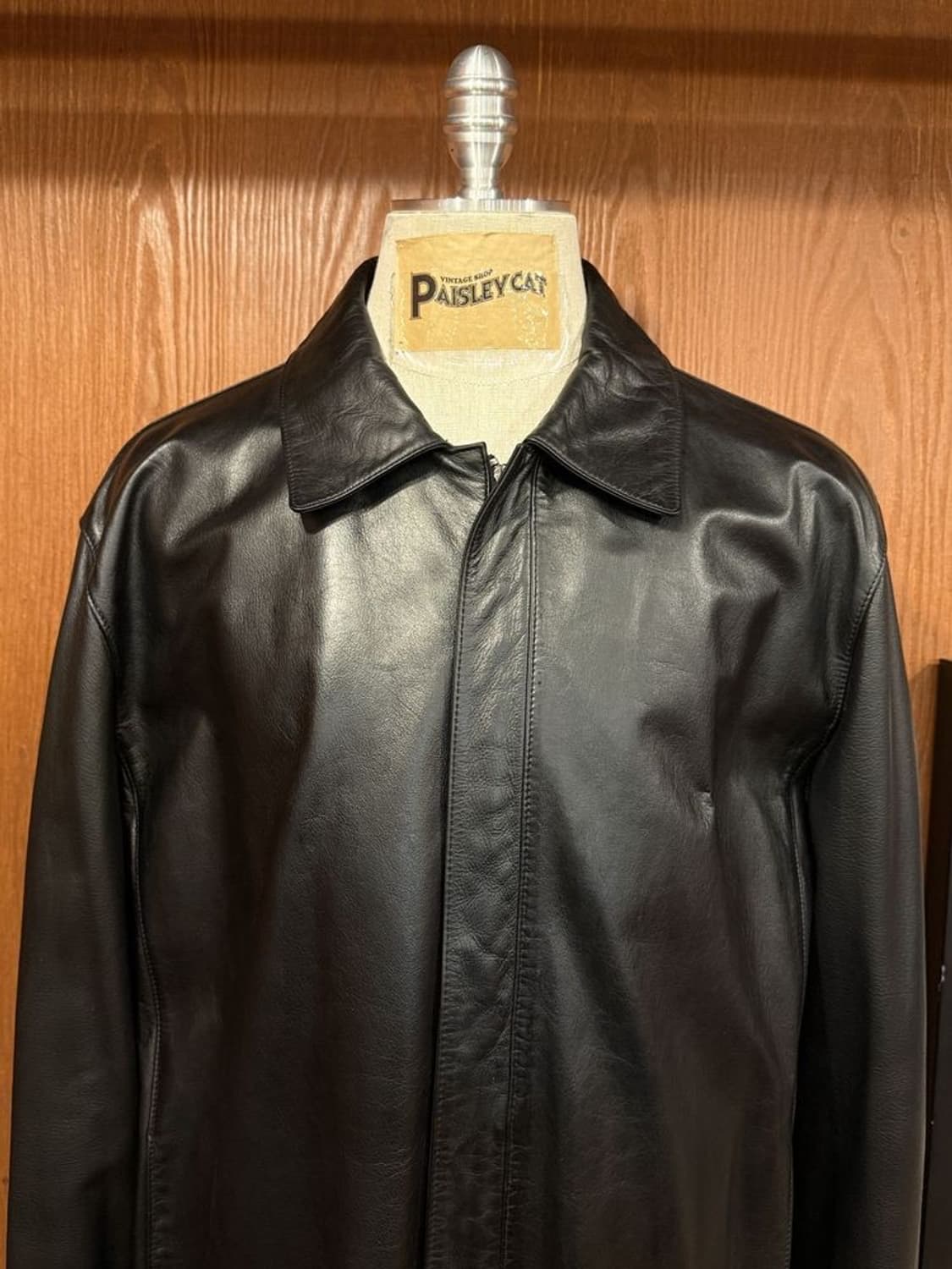 인난찌 레더 블루종 상품이미지3