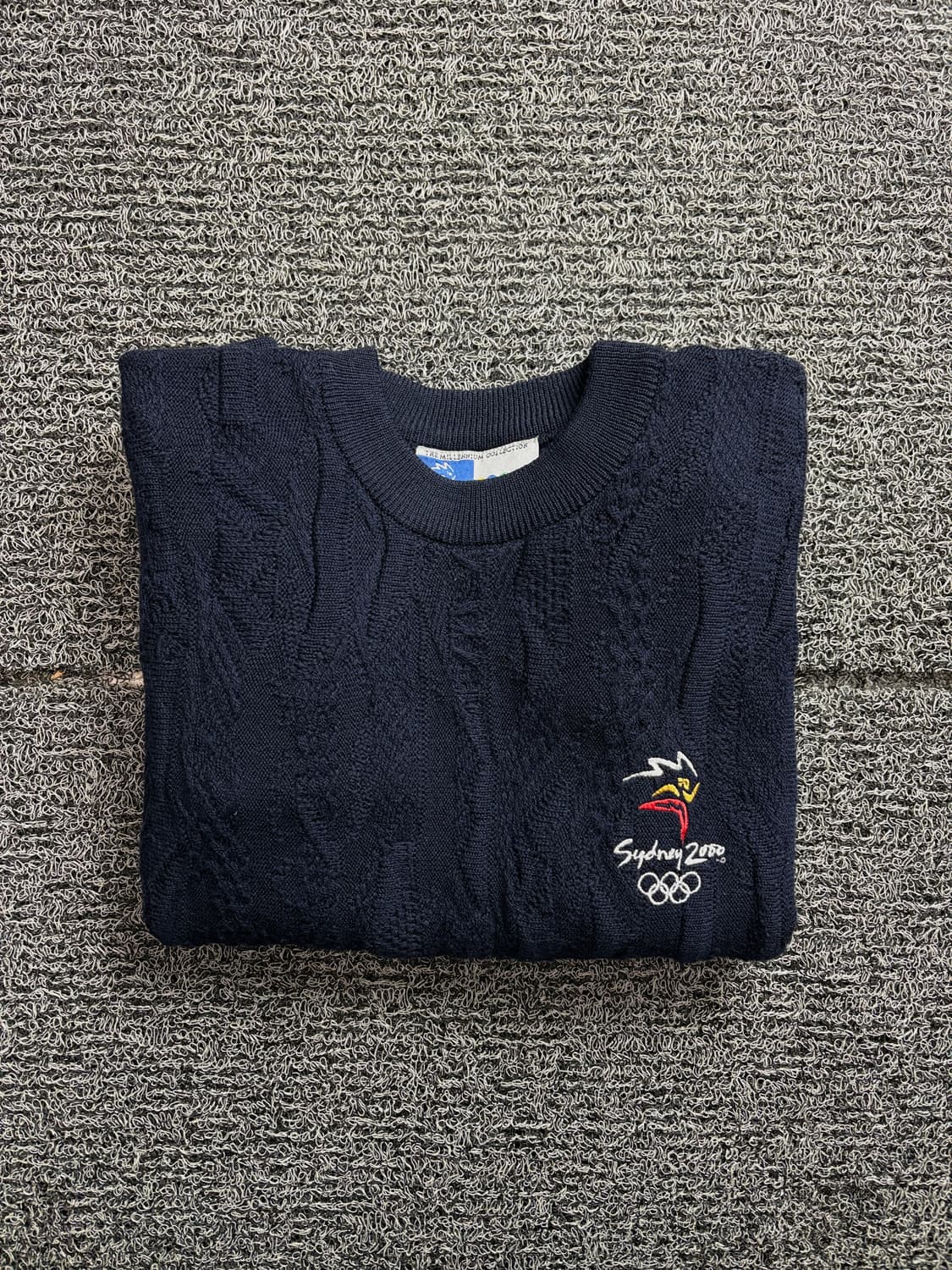 2000년 시드니올림픽 쿠지 케이블 니트 2393 상품이미지1