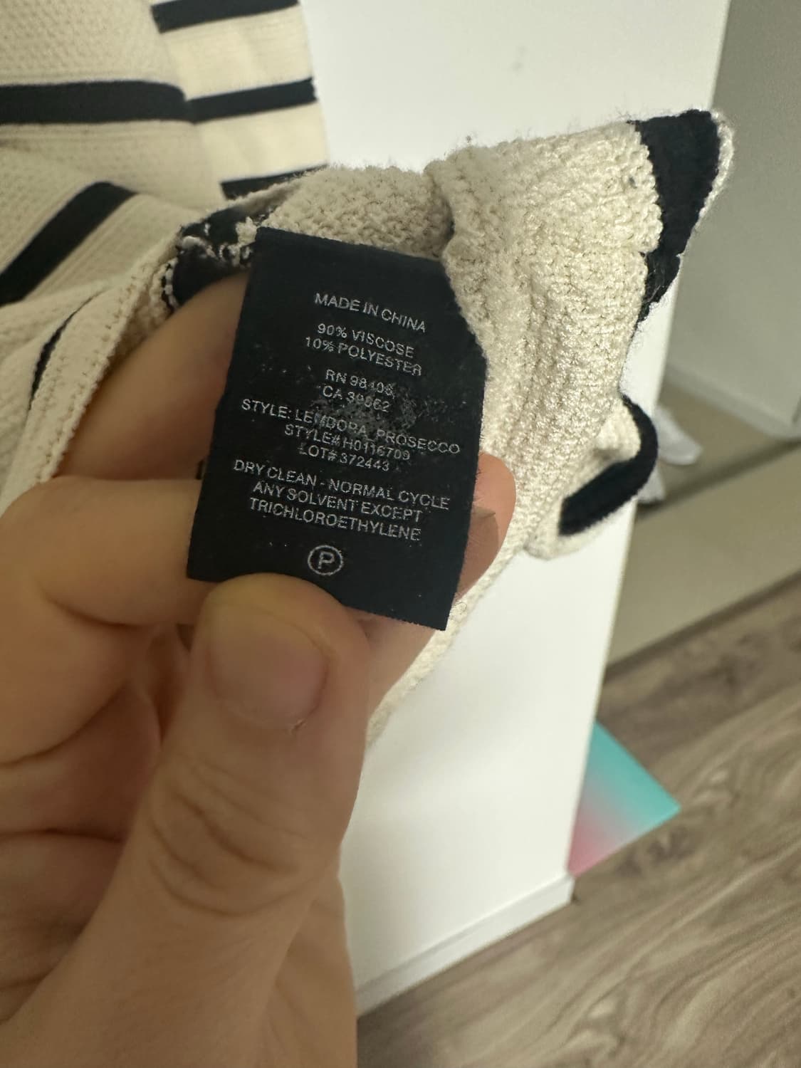 Theory 띠어리  스트라이프 여성  니트티-M사이즈 상품이미지5