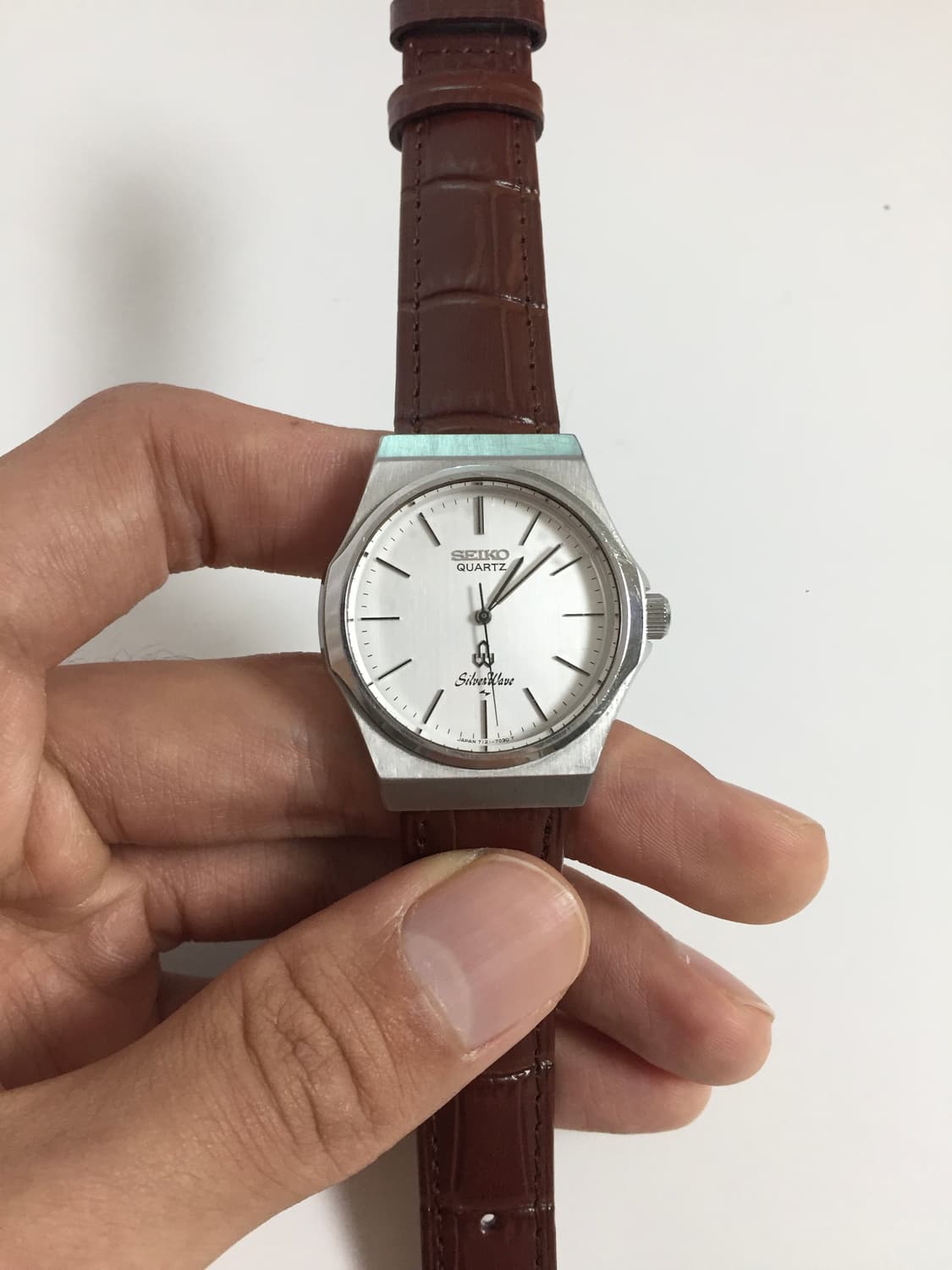 80s seiko silver wave quartz 상품이미지5