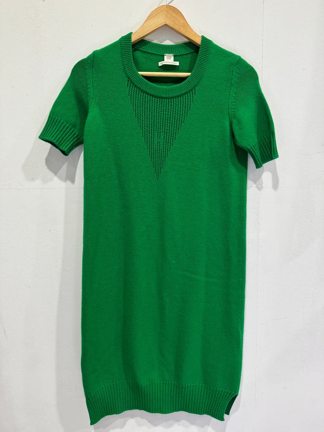 에르메스 캐시미어 니트 원피스 그린 정품 상품이미지2