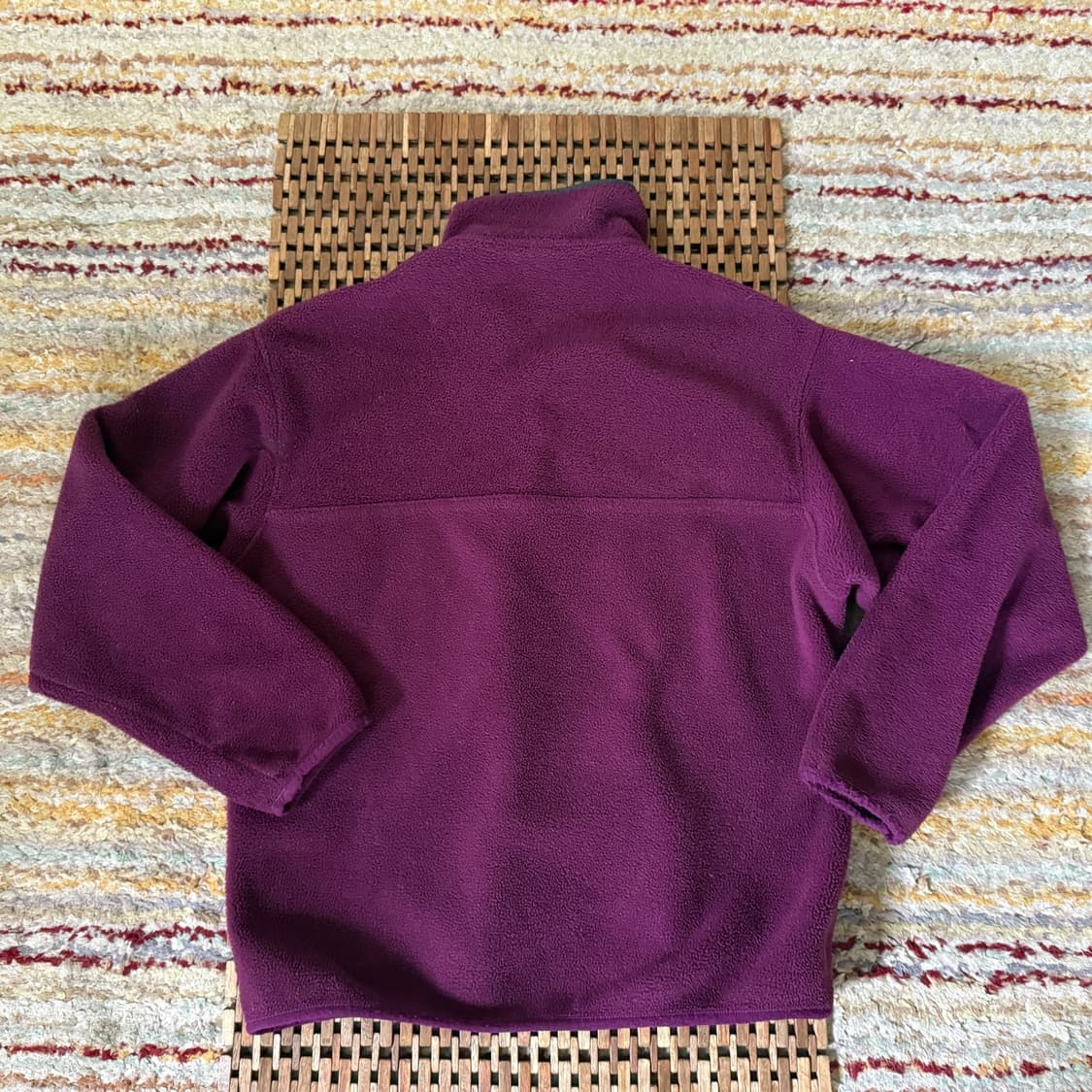 12FW 파타고니아 신칠라 스냅-T 플리스 퍼플 퍼플 포켓 상품이미지3