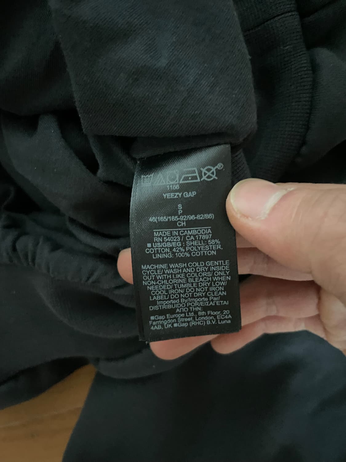 이지갭 로고 후디 s 상품이미지5