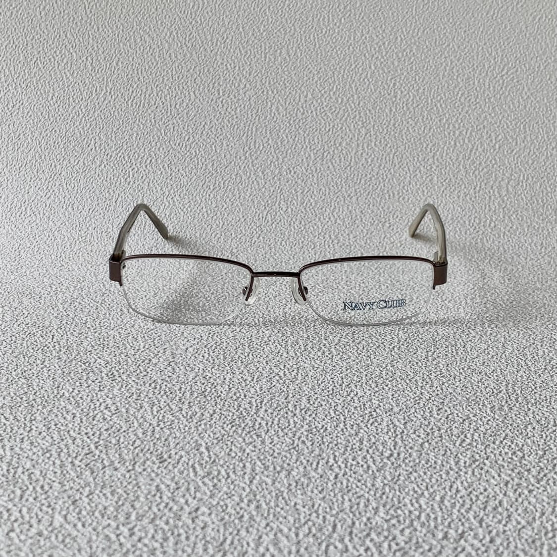 848 데드스탁 빈티지안경 반무테 스퀘어 오벌 프레임 픽키 상품이미지1