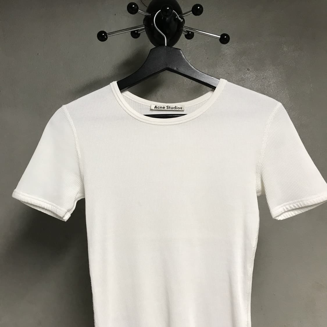 아크네 스튜디오 화이트 반팔 티셔츠 XS(W) 상품이미지2