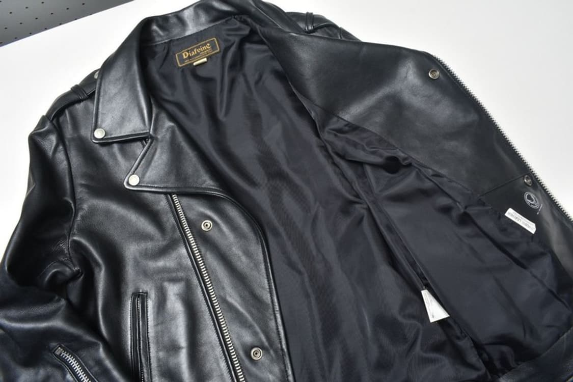 디아프바인 양가죽 라이더 자켓 40 N1271 상품이미지7
