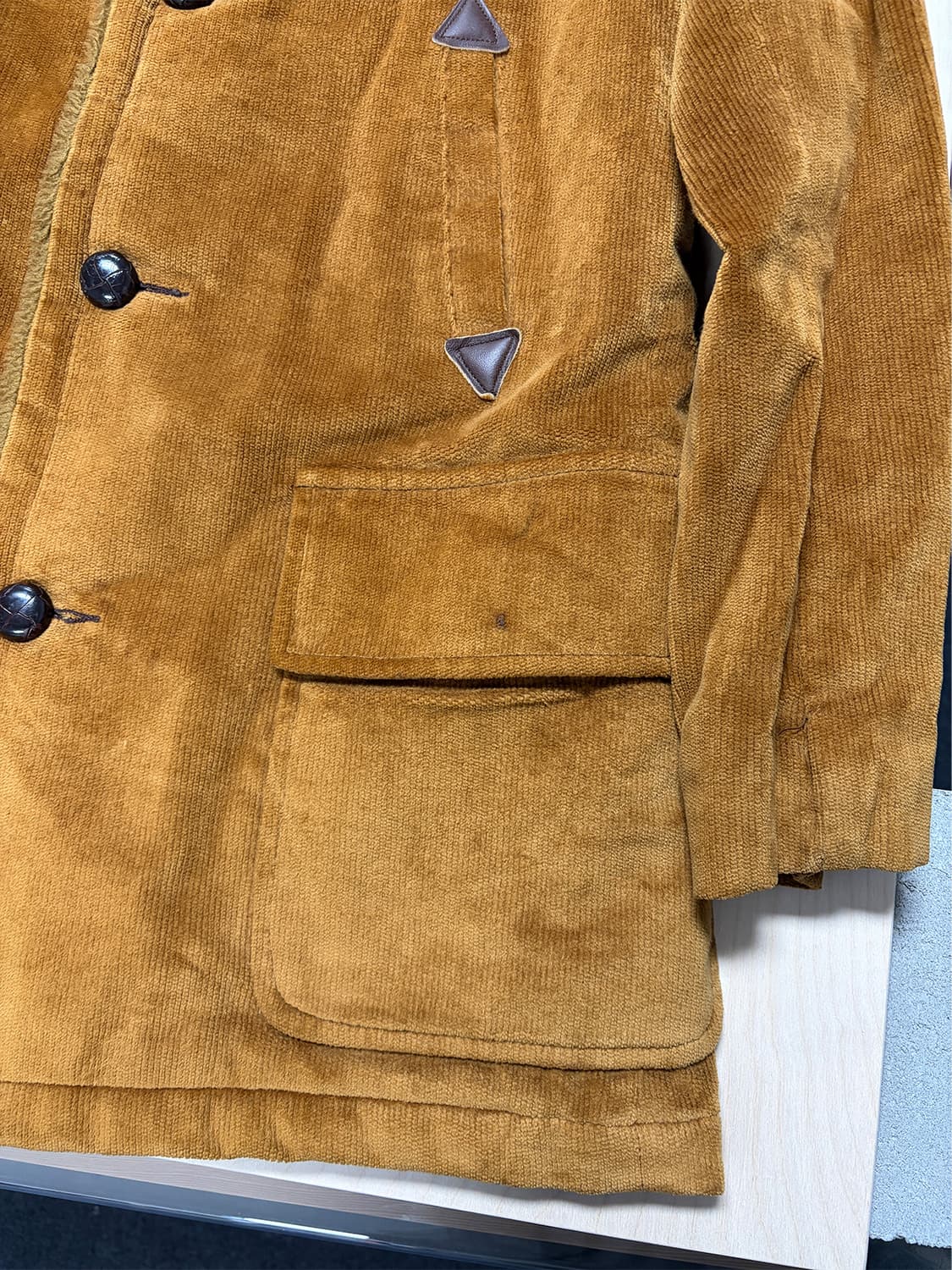 70S USA 빈티지 코듀로이 퍼 자켓 상품이미지6