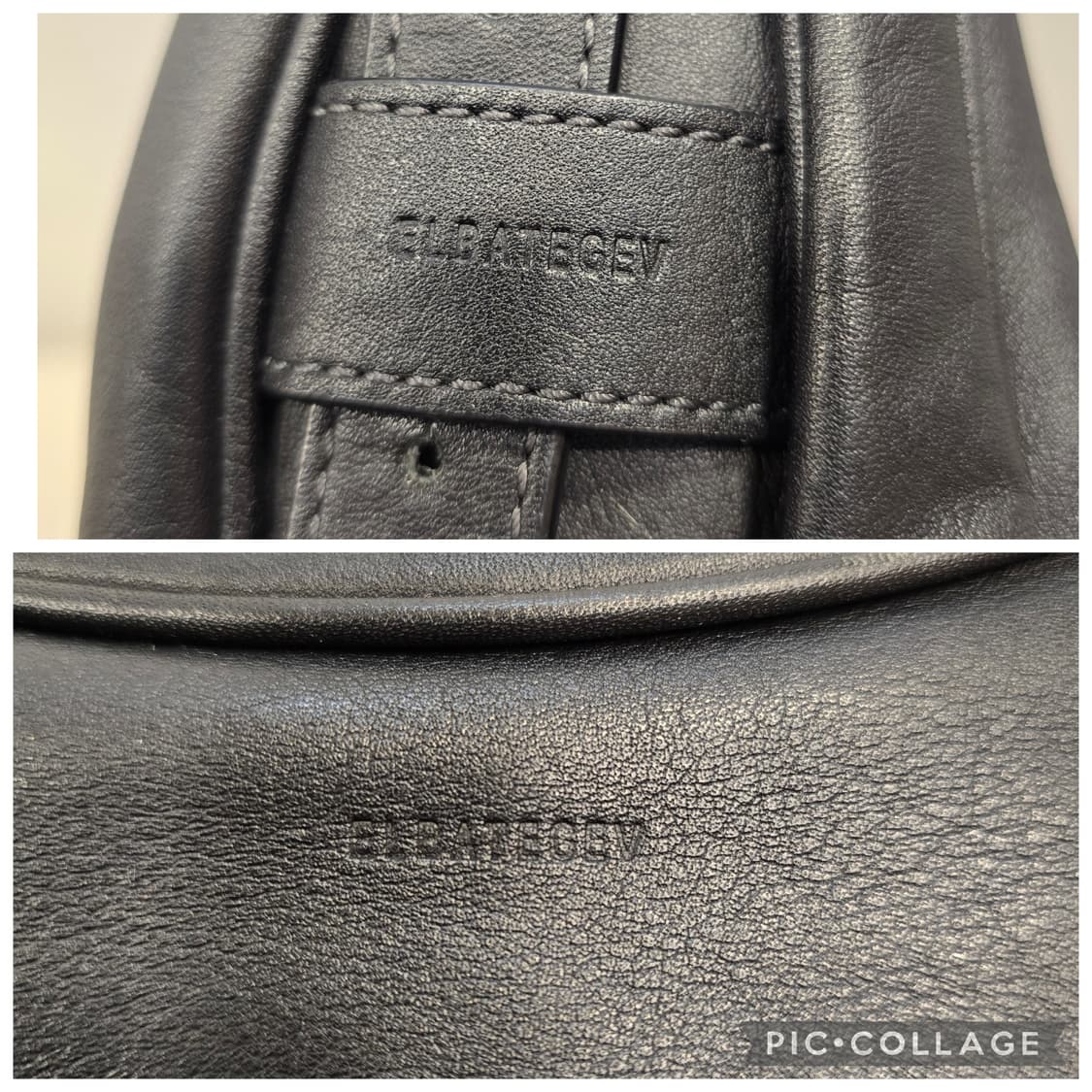 엘바테게브 오스트라백 블랙 호보백 숄더백 상품이미지8