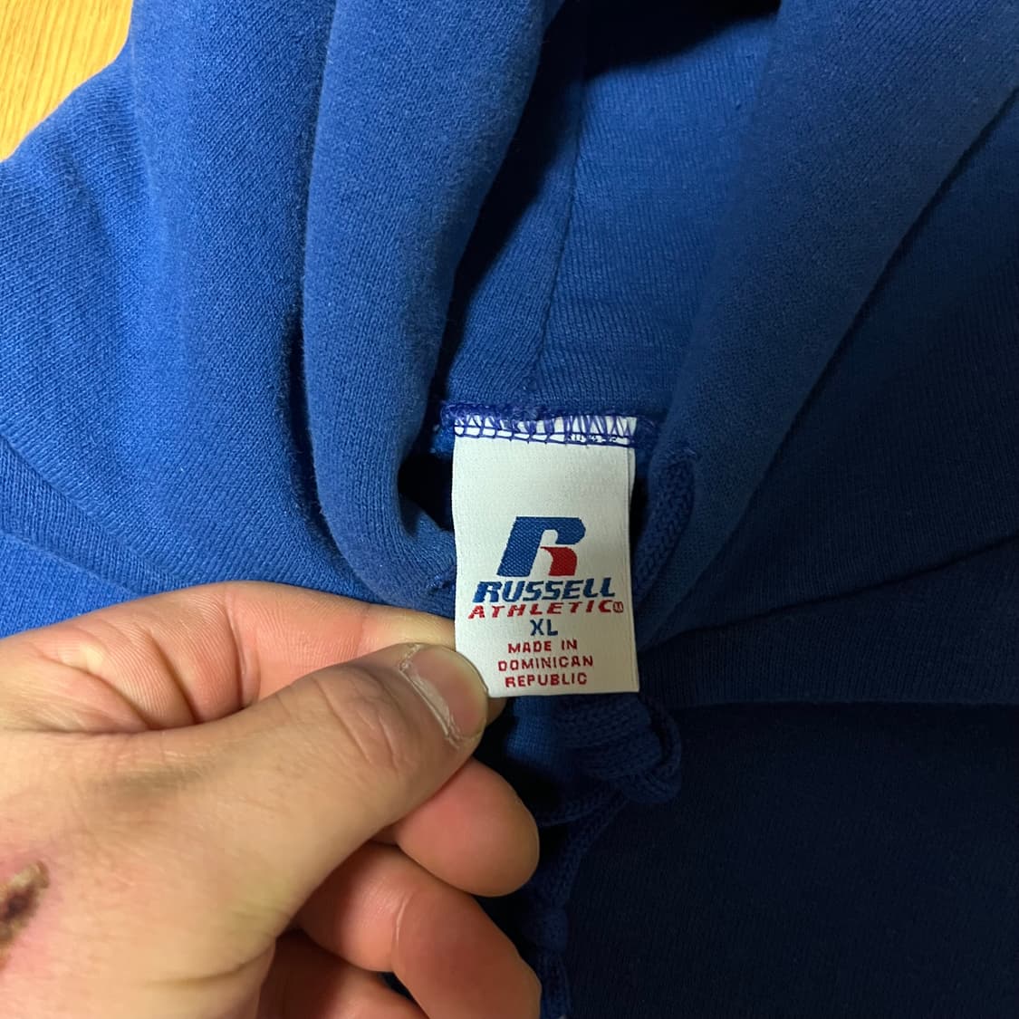 [XL] 00s 빈티지 러셀 후드 블루 상품이미지3