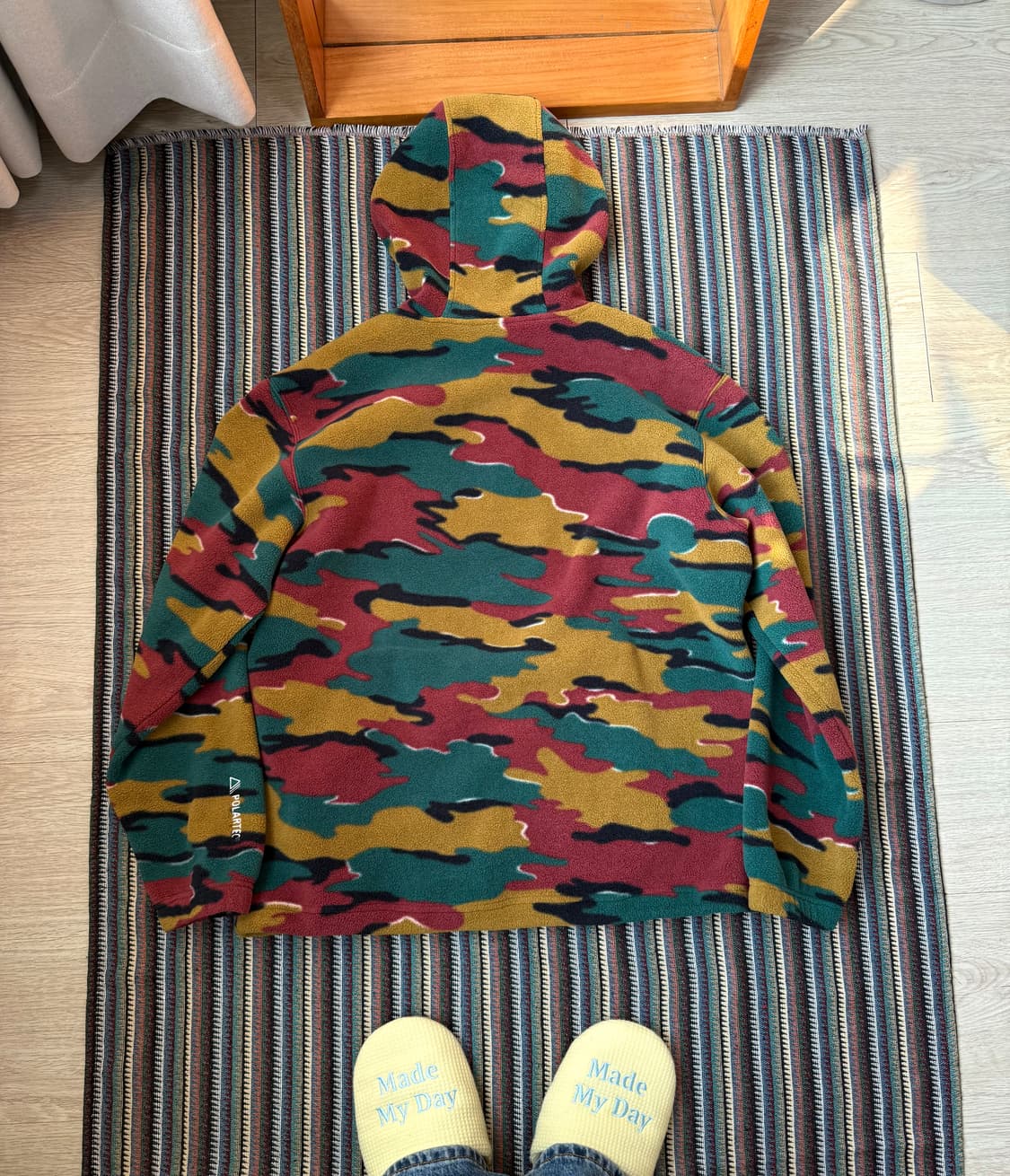 슈프림 카모 후리스 하프집업 상품이미지3