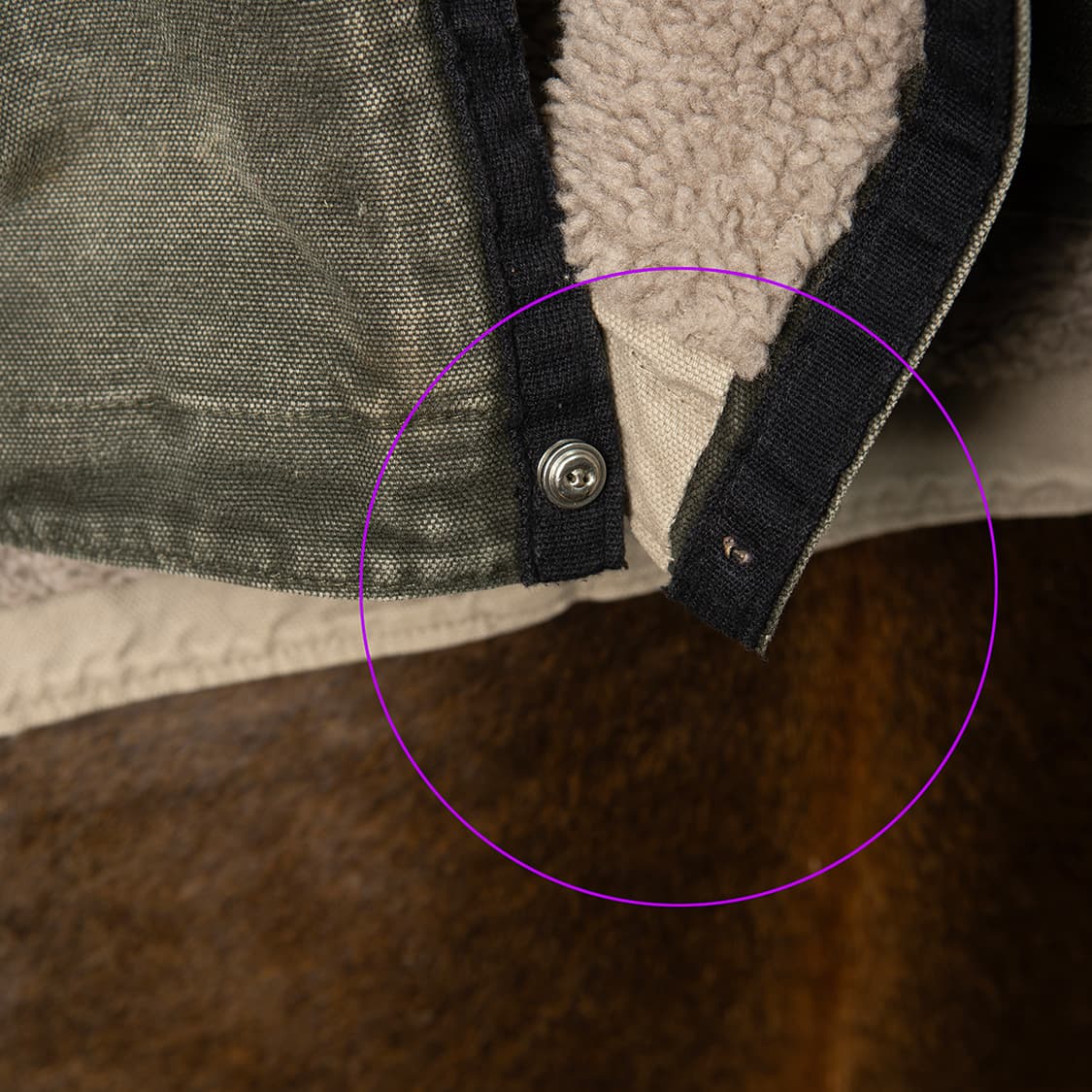 [113] 칼하트 J284 MOS 샌드스톤 쉐르파 라이닝 워크자켓  상품이미지7