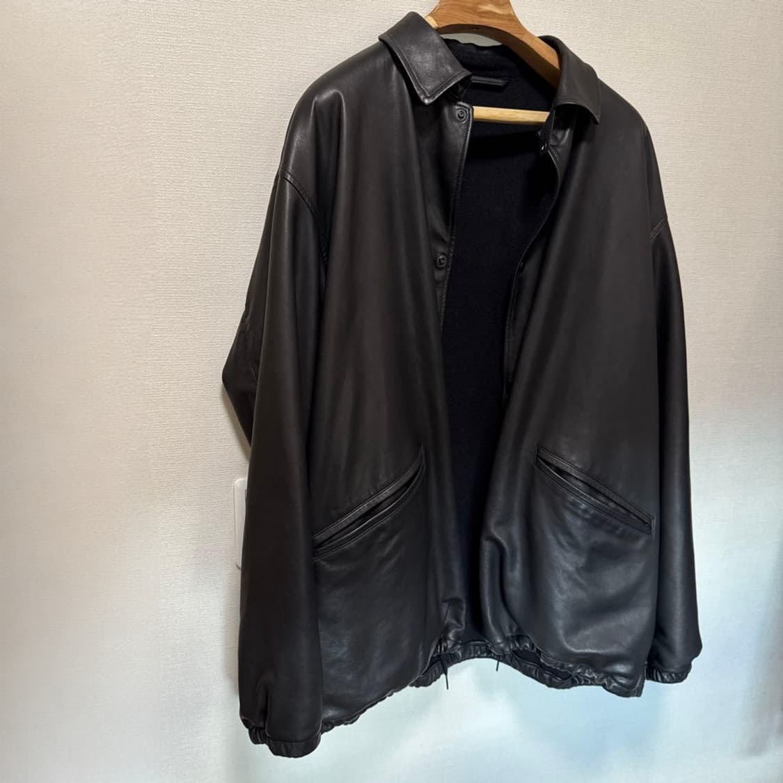 24aw 양가죽 코치자켓 상품이미지2