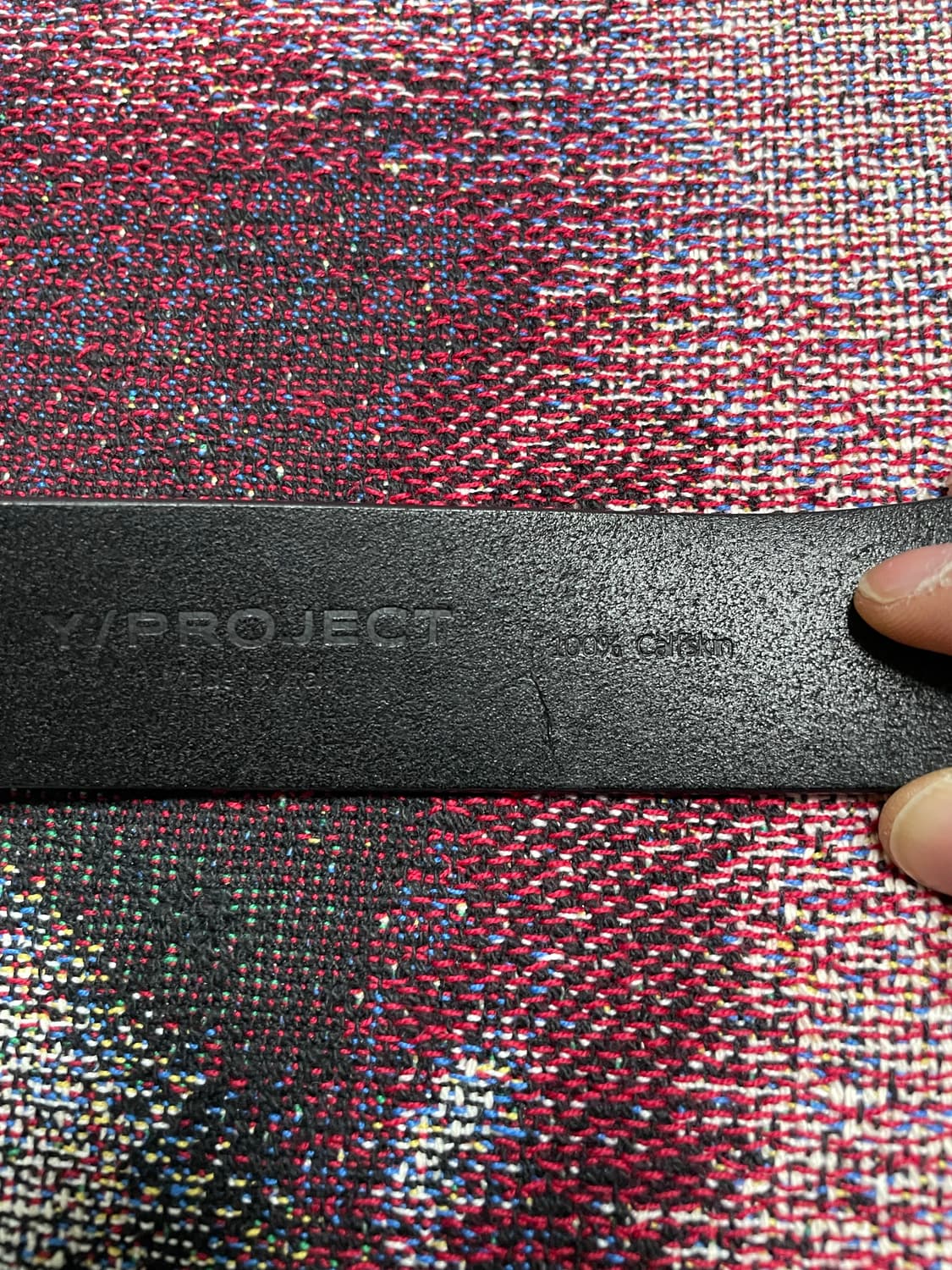 Y/project calfskin belt 상품이미지2