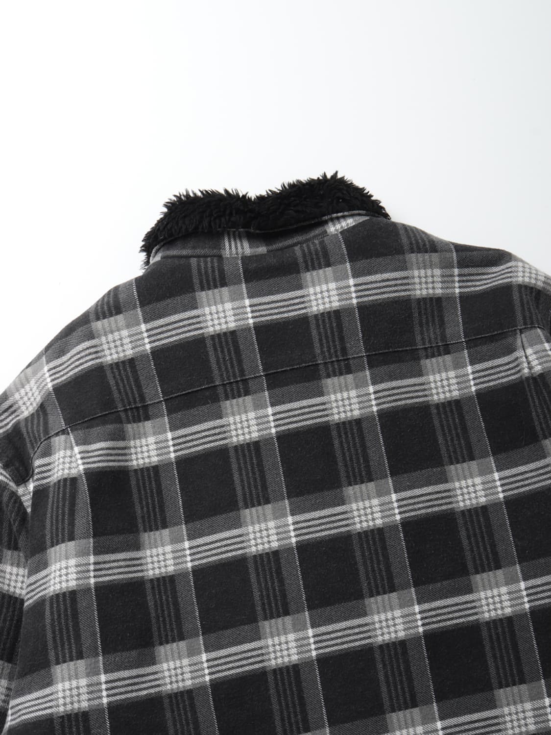 Supreme Faux Fur Collar Flannel Shirt 상품이미지8